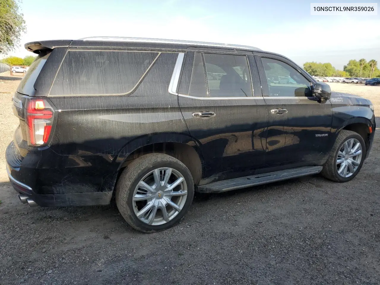 2022 Chevrolet Tahoe C1500 High Country VIN: 1GNSCTKL9NR359026 Lot: 53105405