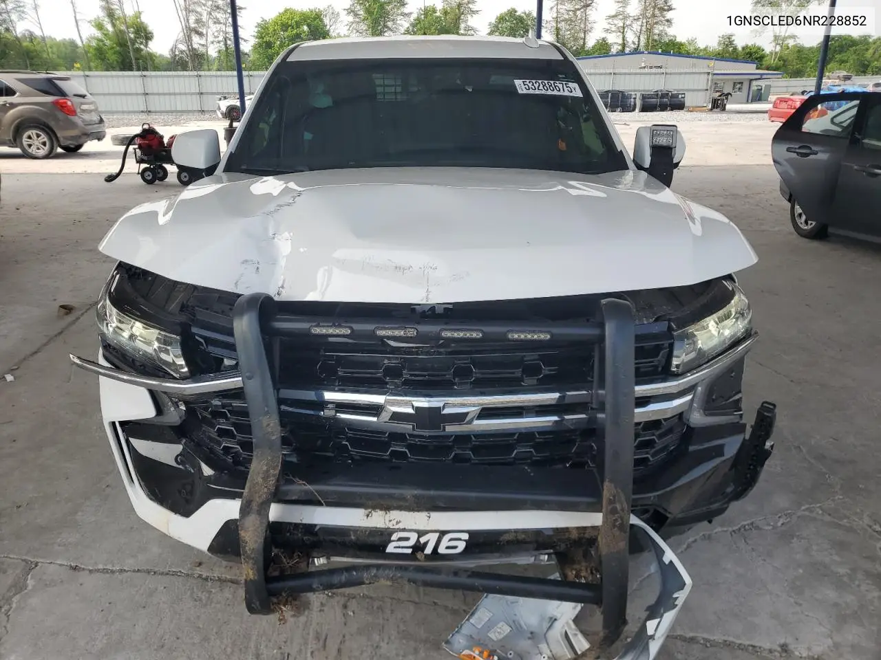 2022 Chevrolet Tahoe C1500 VIN: 1GNSCLED6NR228852 Lot: 53288675