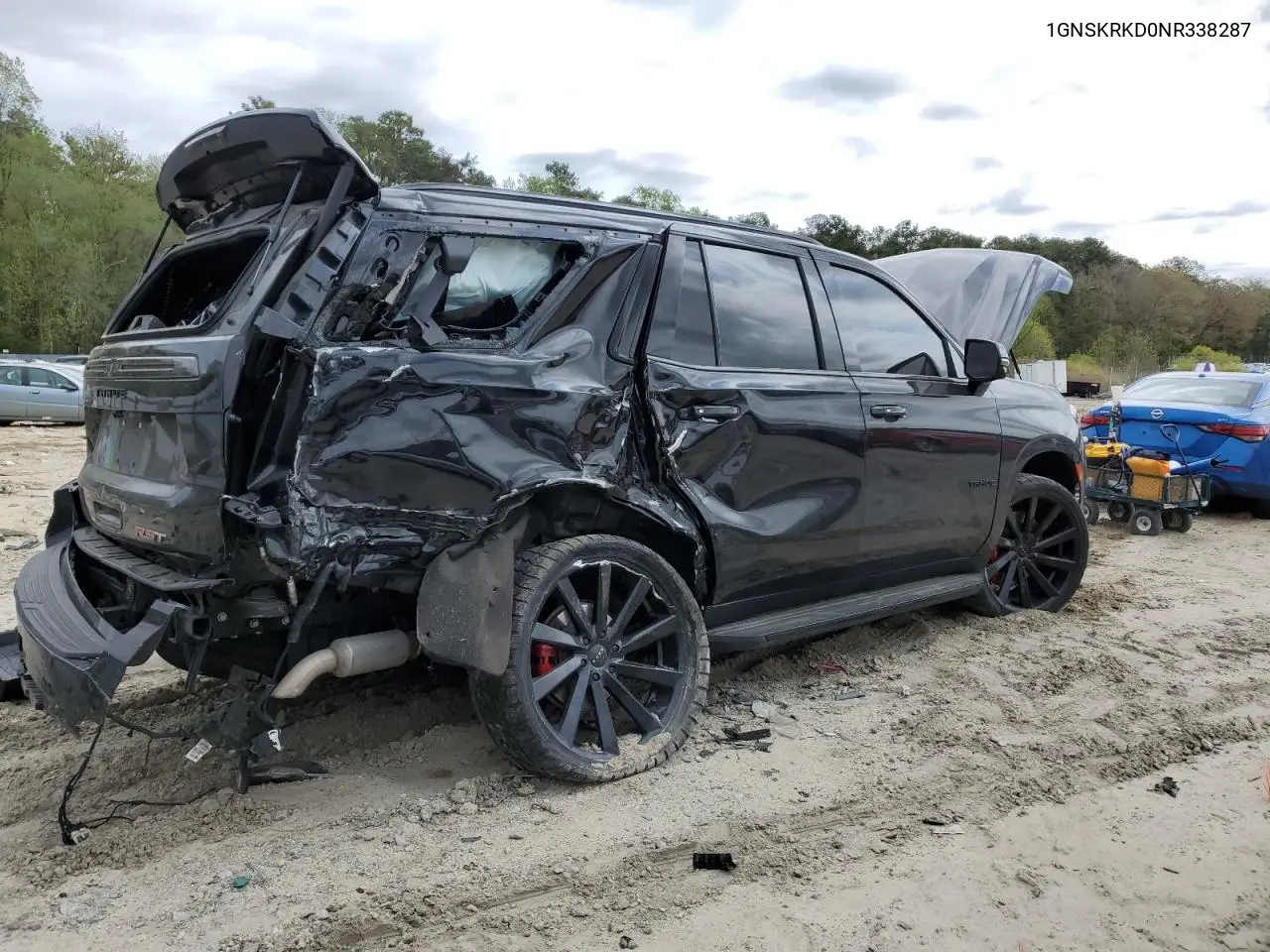 2022 Chevrolet Tahoe K1500 Rst VIN: 1GNSKRKD0NR338287 Lot: 53679345