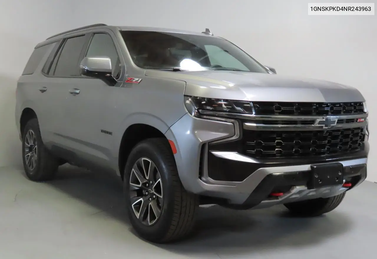 2022 Chevrolet Tahoe K1500 Z71 VIN: 1GNSKPKD4NR243963 Lot: 53908825