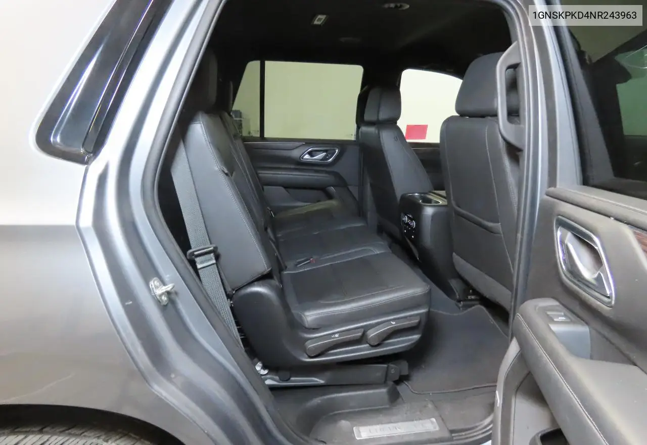 2022 Chevrolet Tahoe K1500 Z71 VIN: 1GNSKPKD4NR243963 Lot: 53908825