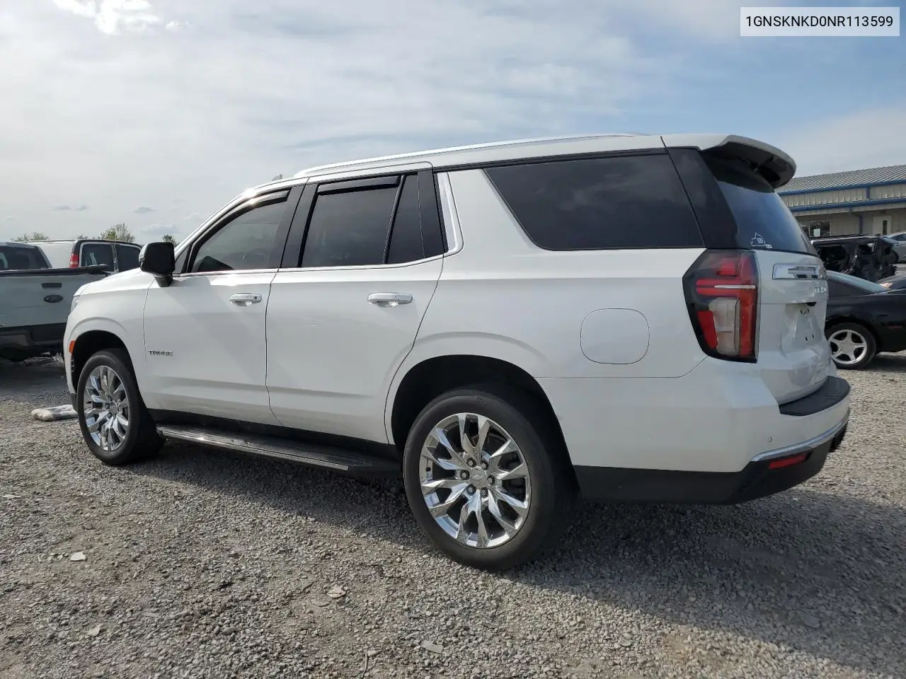 2022 Chevrolet Tahoe K1500 Lt VIN: 1GNSKNKD0NR113599 Lot: 54258795