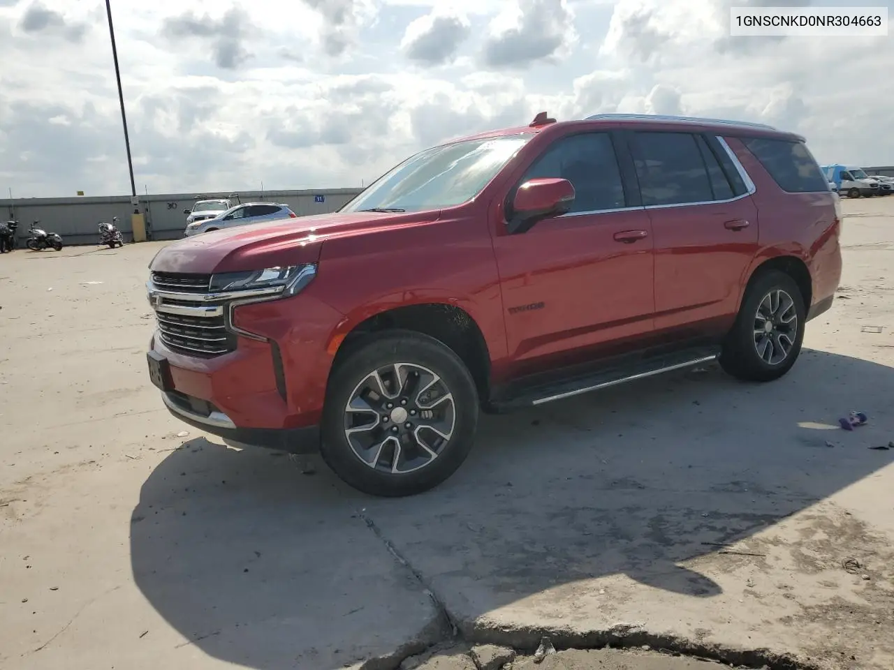 2022 Chevrolet Tahoe C1500 Lt VIN: 1GNSCNKD0NR304663 Lot: 55145115