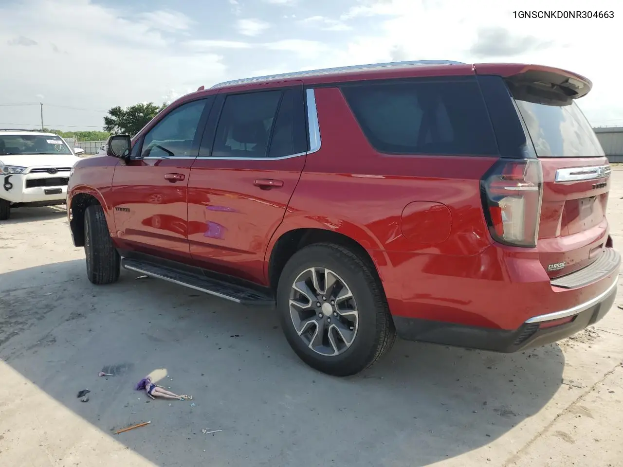 2022 Chevrolet Tahoe C1500 Lt VIN: 1GNSCNKD0NR304663 Lot: 55145115