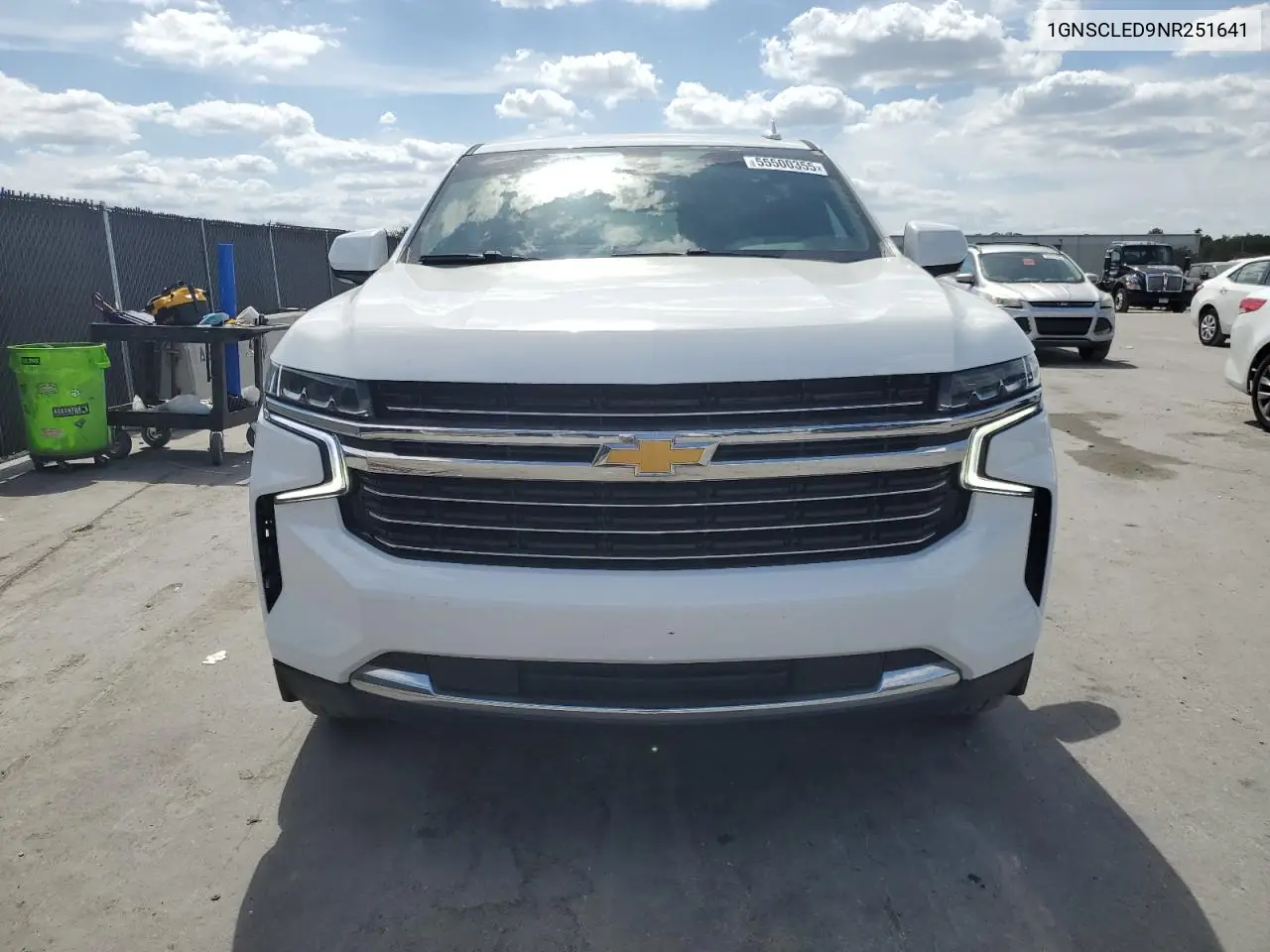 2022 Chevrolet Tahoe C1500 VIN: 1GNSCLED9NR251641 Lot: 55500355