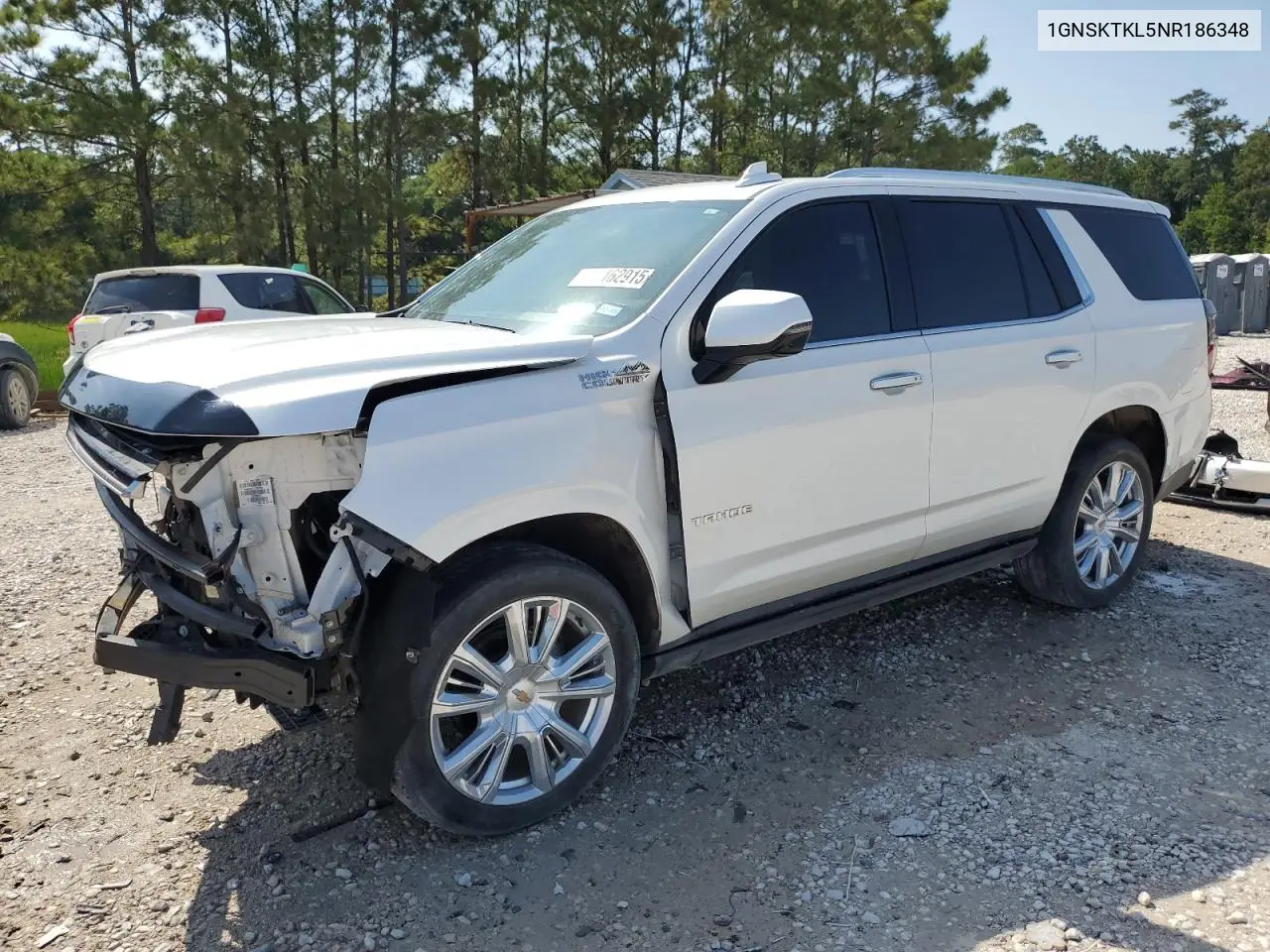 2022 Chevrolet Tahoe K1500 High Country VIN: 1GNSKTKL5NR186348 Lot: 56162915
