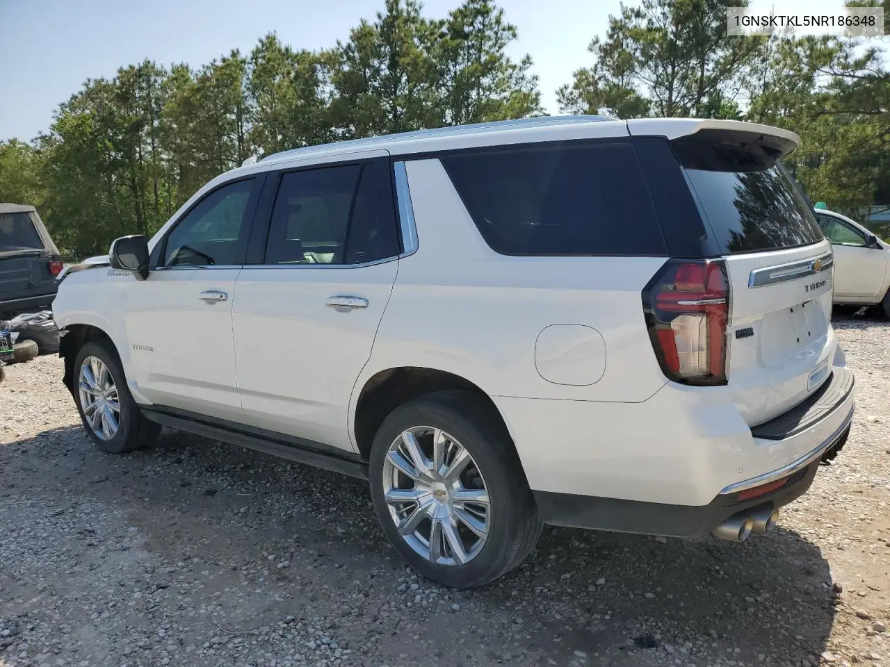 2022 Chevrolet Tahoe K1500 High Country VIN: 1GNSKTKL5NR186348 Lot: 56162915