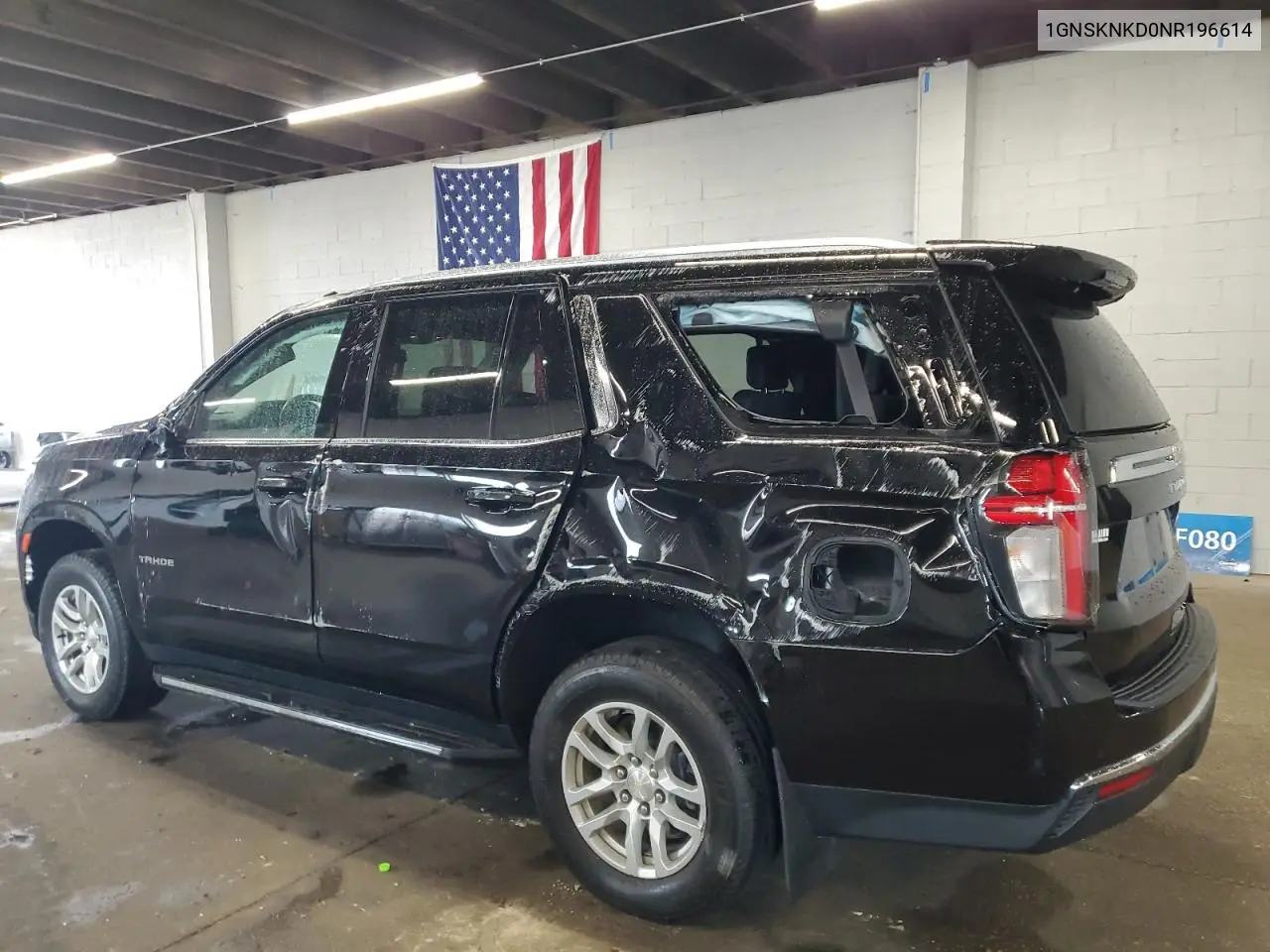2022 Chevrolet Tahoe K1500 Lt VIN: 1GNSKNKD0NR196614 Lot: 57806285