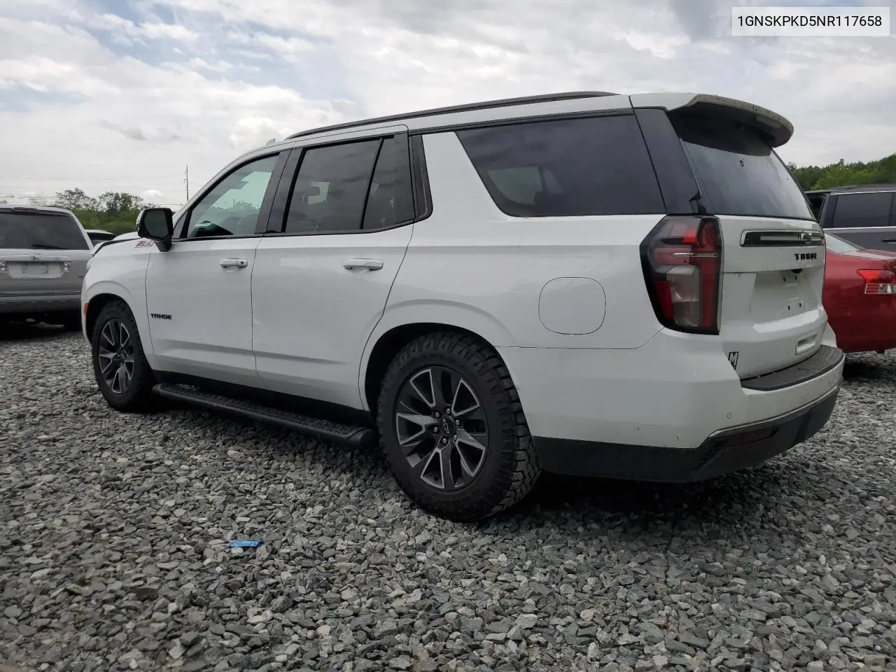 2022 Chevrolet Tahoe K1500 Z71 VIN: 1GNSKPKD5NR117658 Lot: 58290575