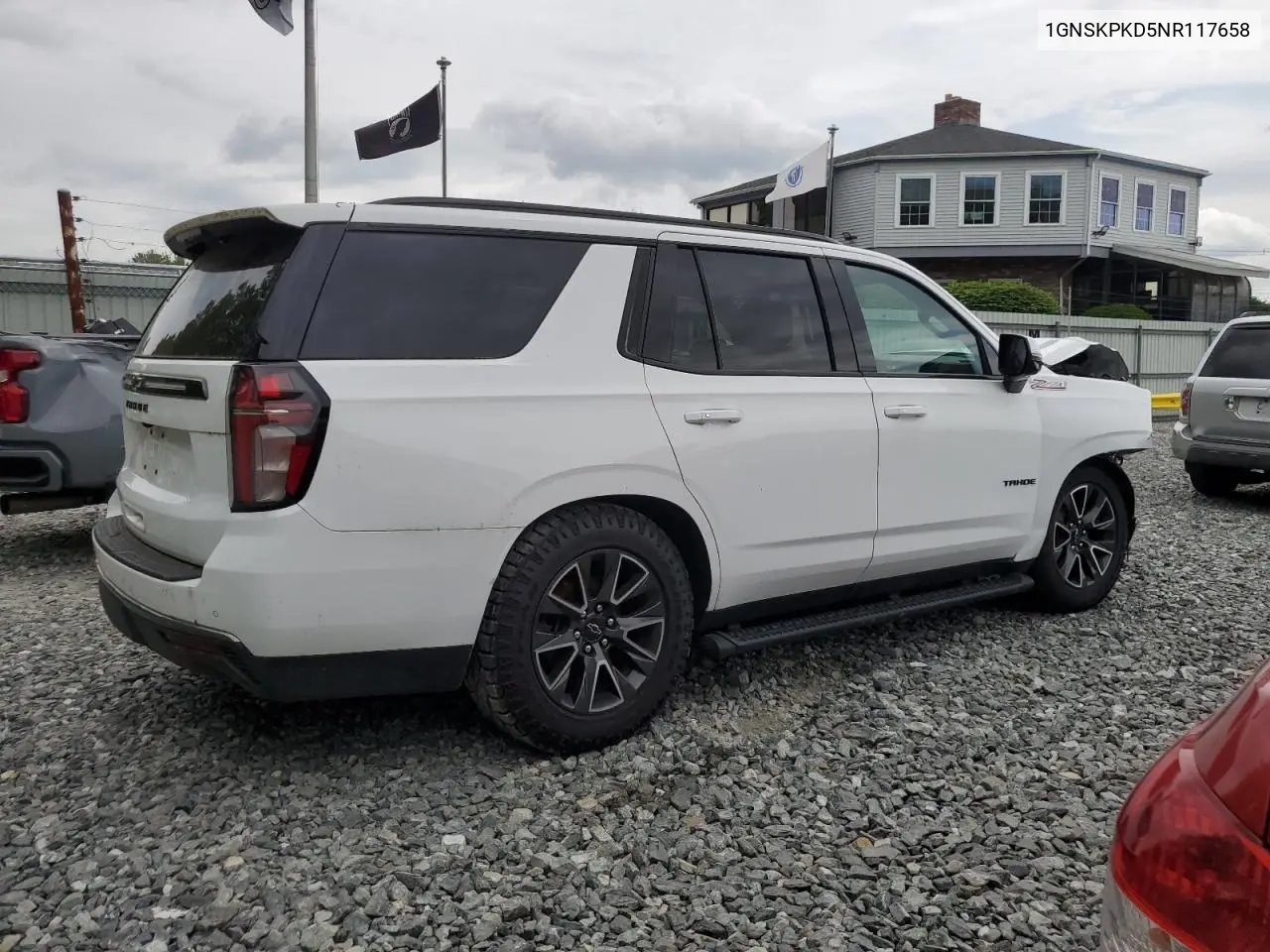 2022 Chevrolet Tahoe K1500 Z71 VIN: 1GNSKPKD5NR117658 Lot: 58290575