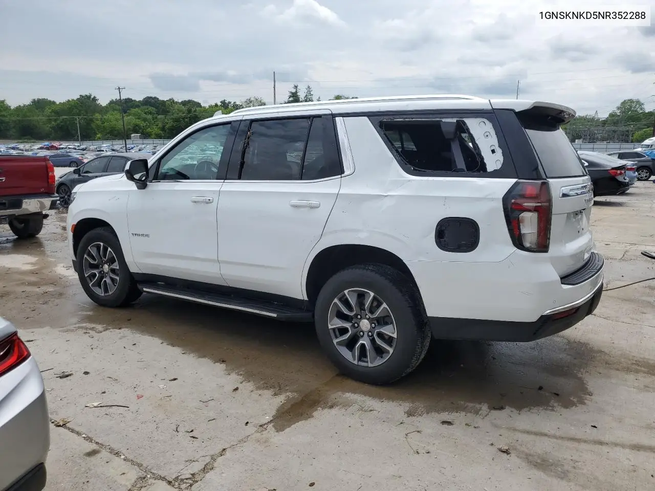 2022 Chevrolet Tahoe K1500 Lt VIN: 1GNSKNKD5NR352288 Lot: 58507295