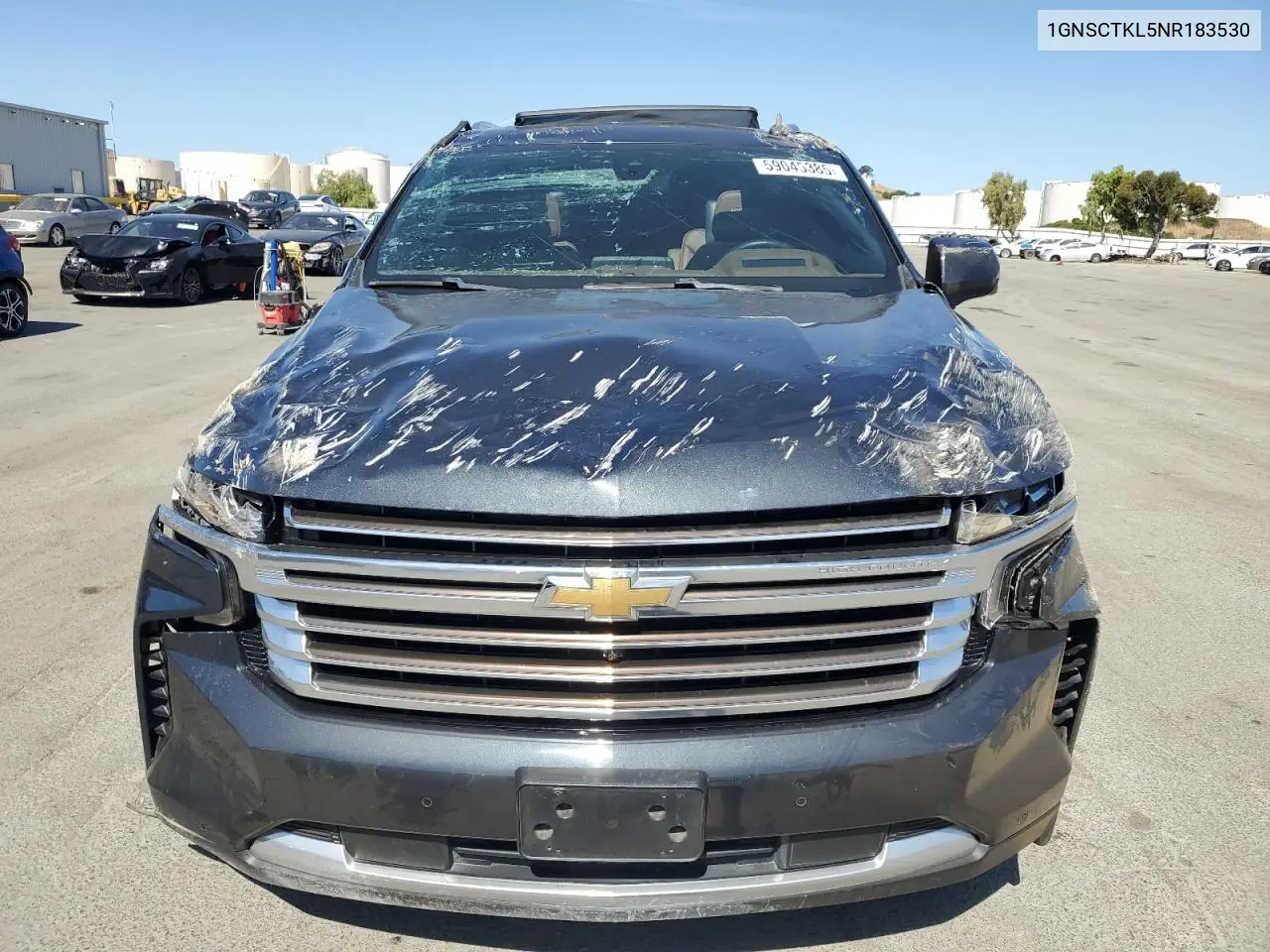 2022 Chevrolet Tahoe C1500 High Country VIN: 1GNSCTKL5NR183530 Lot: 59045385