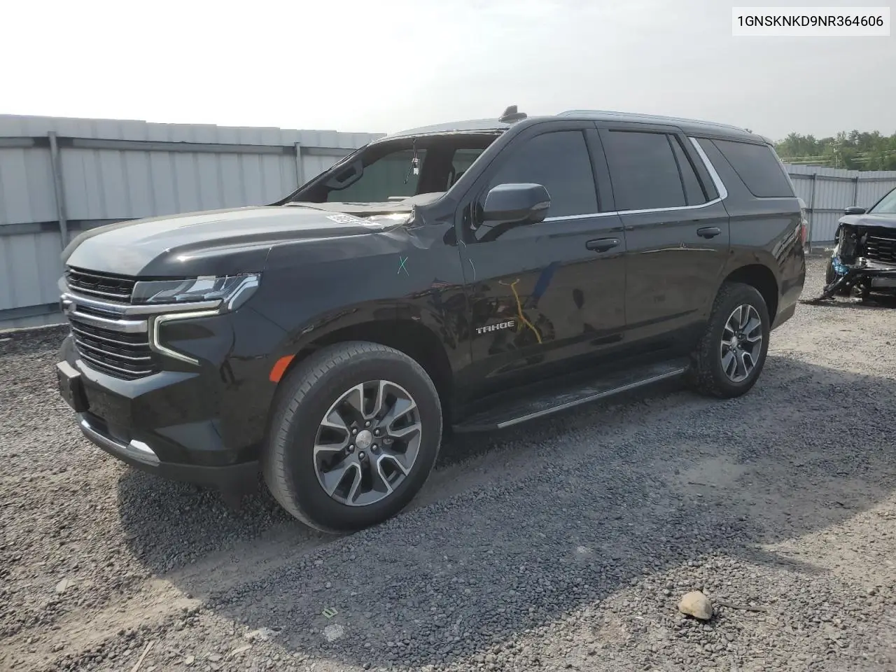 2022 Chevrolet Tahoe K1500 Lt VIN: 1GNSKNKD9NR364606 Lot: 60546015