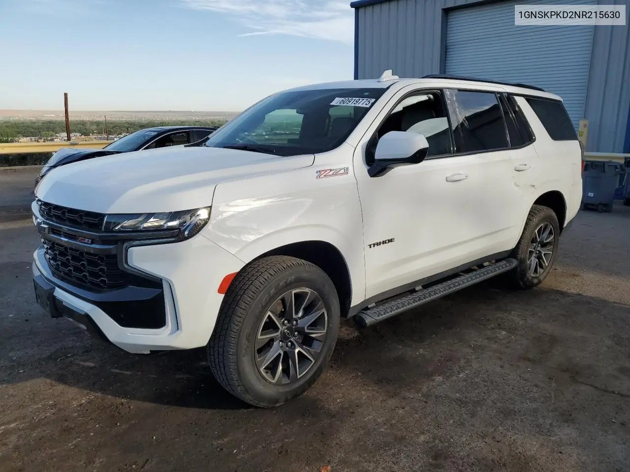 2022 Chevrolet Tahoe K1500 Z71 VIN: 1GNSKPKD2NR215630 Lot: 60919775