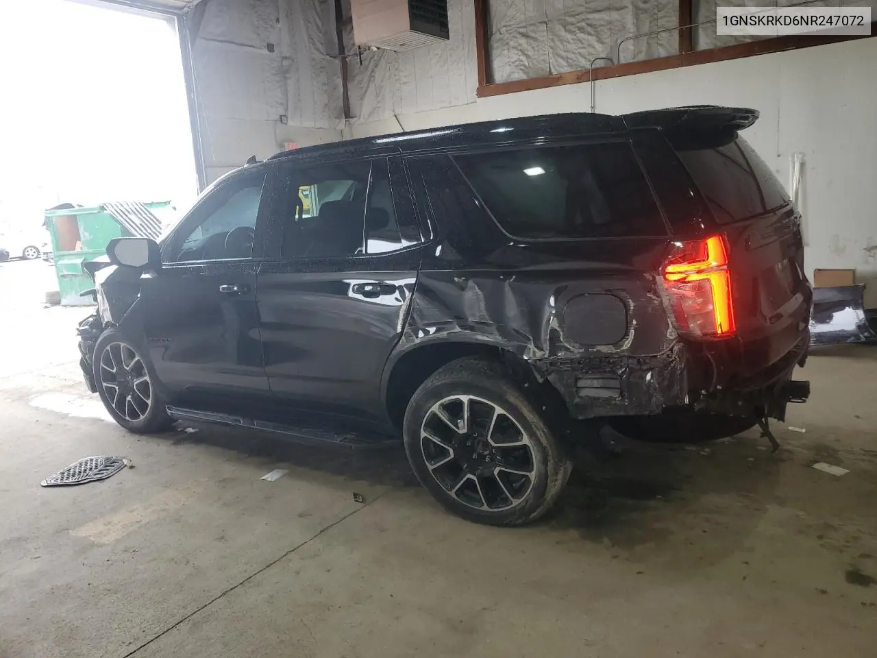 2022 Chevrolet Tahoe K1500 Rst VIN: 1GNSKRKD6NR247072 Lot: 61332835
