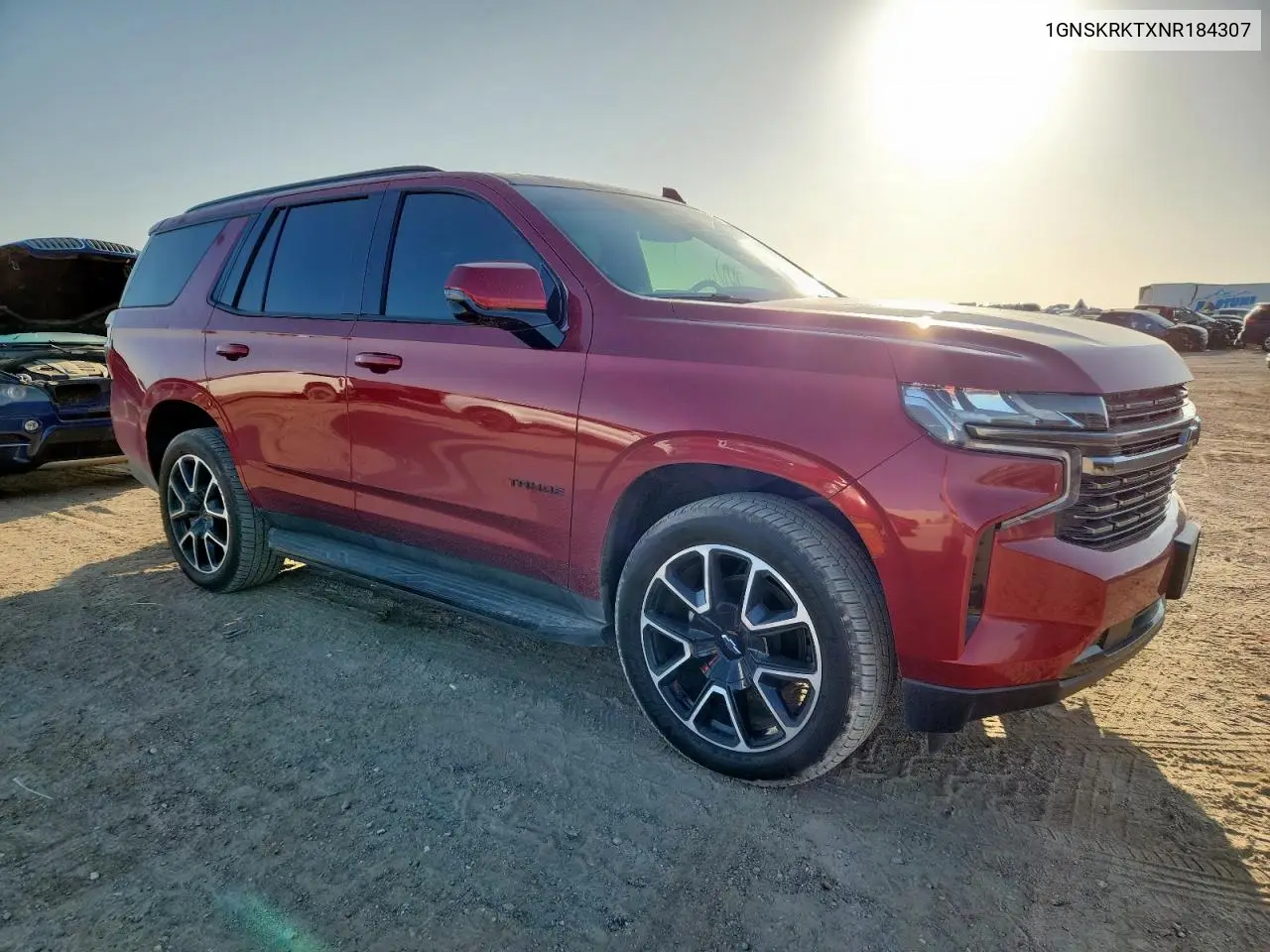 2022 Chevrolet Tahoe K1500 Rst VIN: 1GNSKRKTXNR184307 Lot: 61365675
