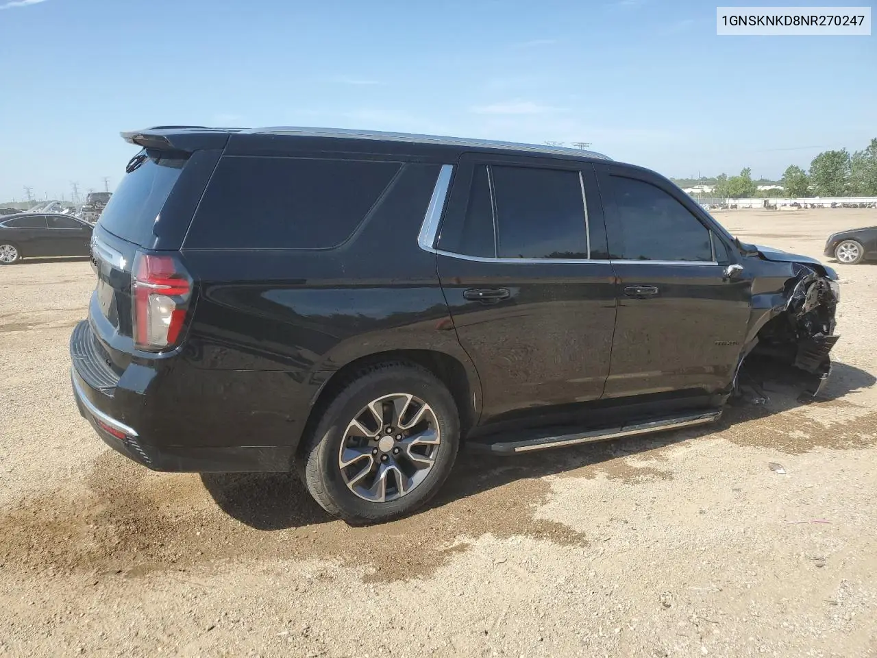 2022 Chevrolet Tahoe K1500 Lt VIN: 1GNSKNKD8NR270247 Lot: 61617685