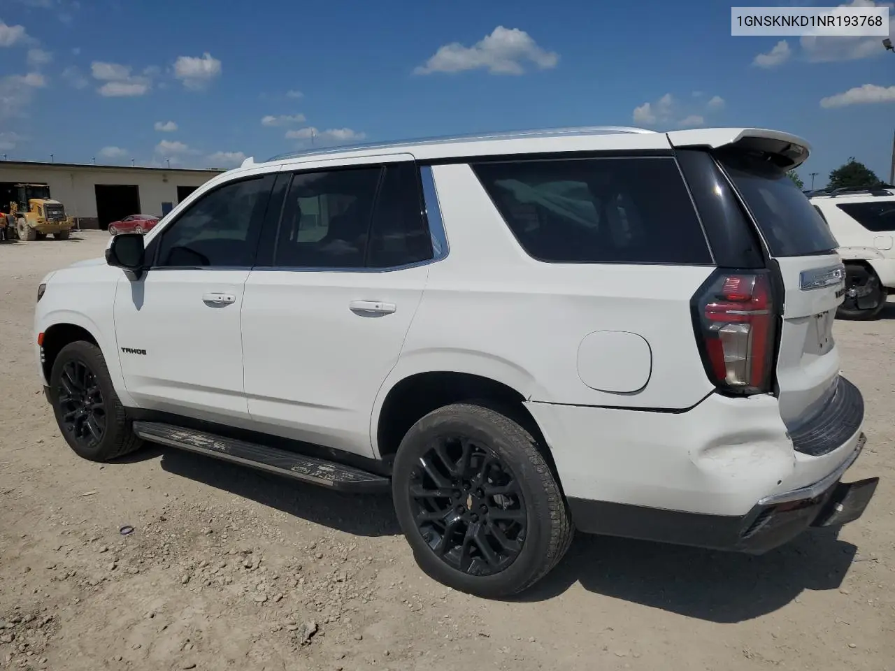 2022 Chevrolet Tahoe K1500 Lt VIN: 1GNSKNKD1NR193768 Lot: 61853395