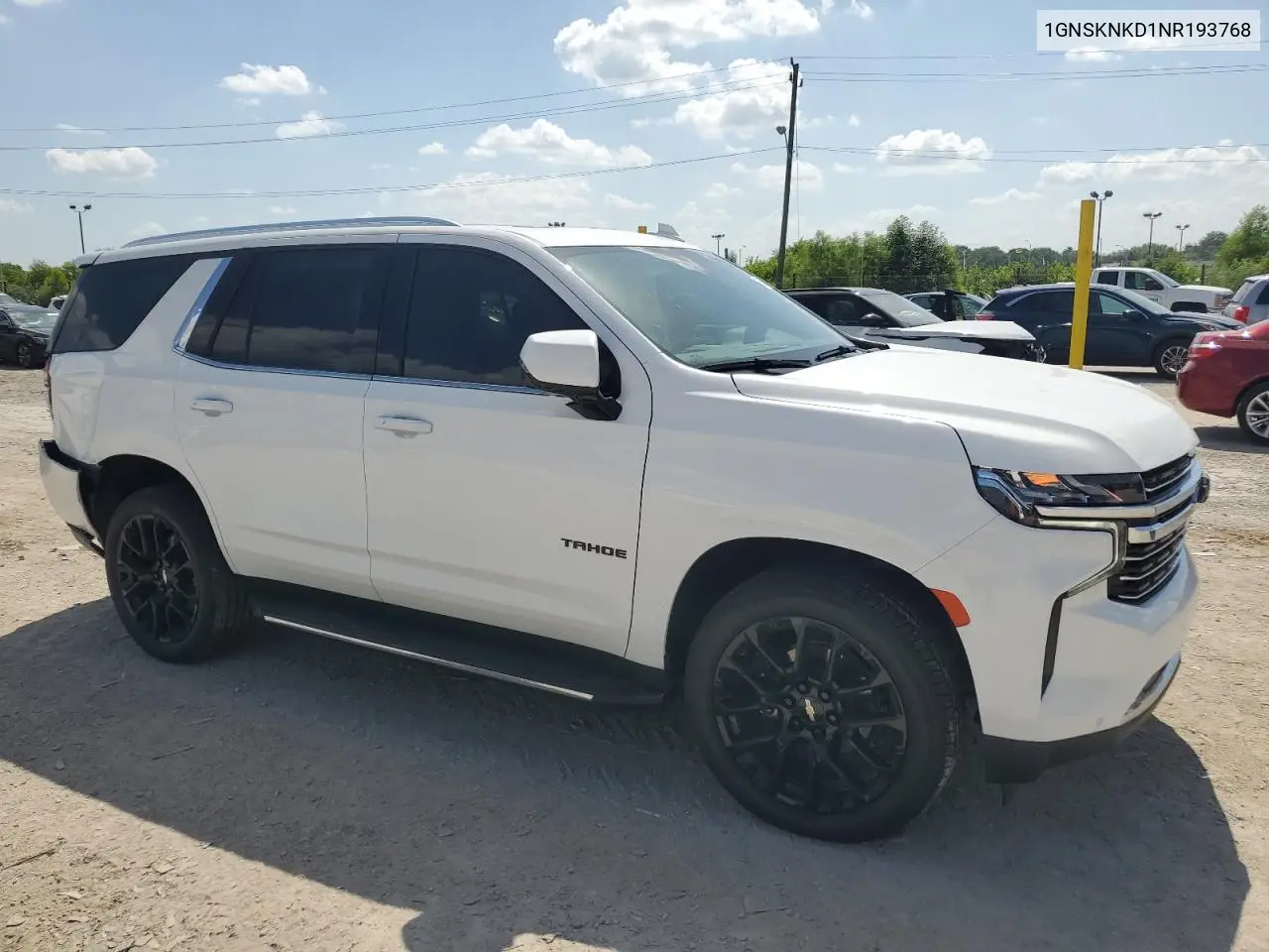 2022 Chevrolet Tahoe K1500 Lt VIN: 1GNSKNKD1NR193768 Lot: 61853395