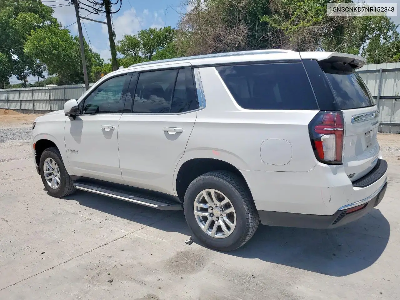 2022 Chevrolet Tahoe C1500 Lt VIN: 1GNSCNKD7NR152848 Lot: 62026515