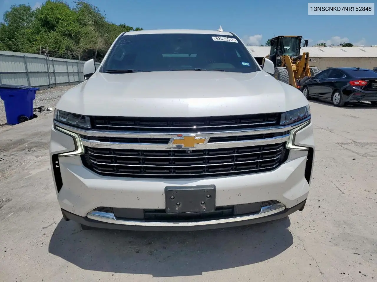 2022 Chevrolet Tahoe C1500 Lt VIN: 1GNSCNKD7NR152848 Lot: 62026515