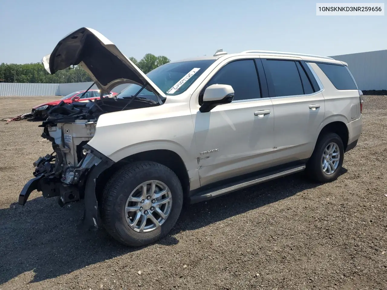 2022 Chevrolet Tahoe K1500 Lt VIN: 1GNSKNKD3NR259656 Lot: 62354725