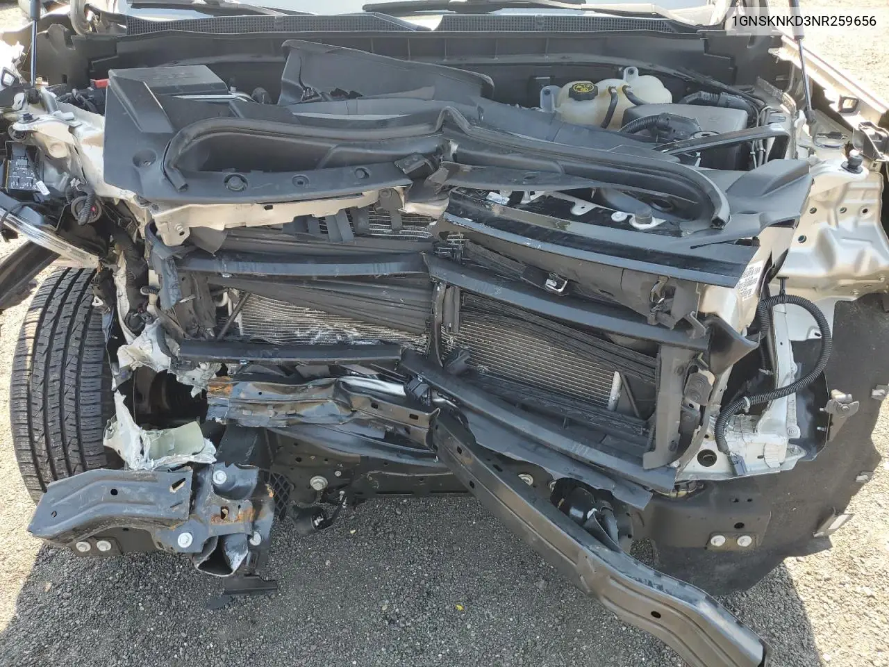 2022 Chevrolet Tahoe K1500 Lt VIN: 1GNSKNKD3NR259656 Lot: 62354725