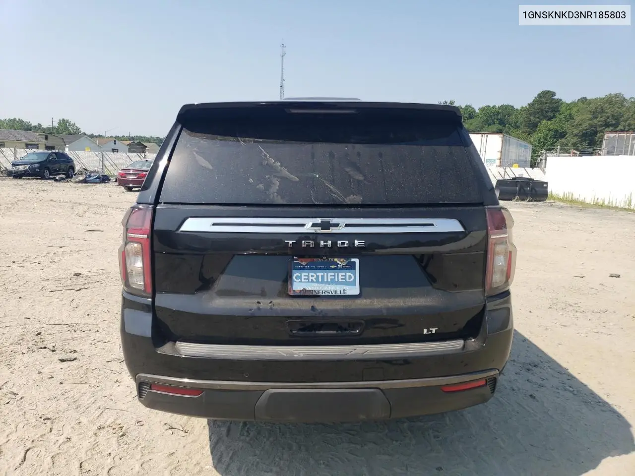 2022 Chevrolet Tahoe K1500 Lt VIN: 1GNSKNKD3NR185803 Lot: 62412805