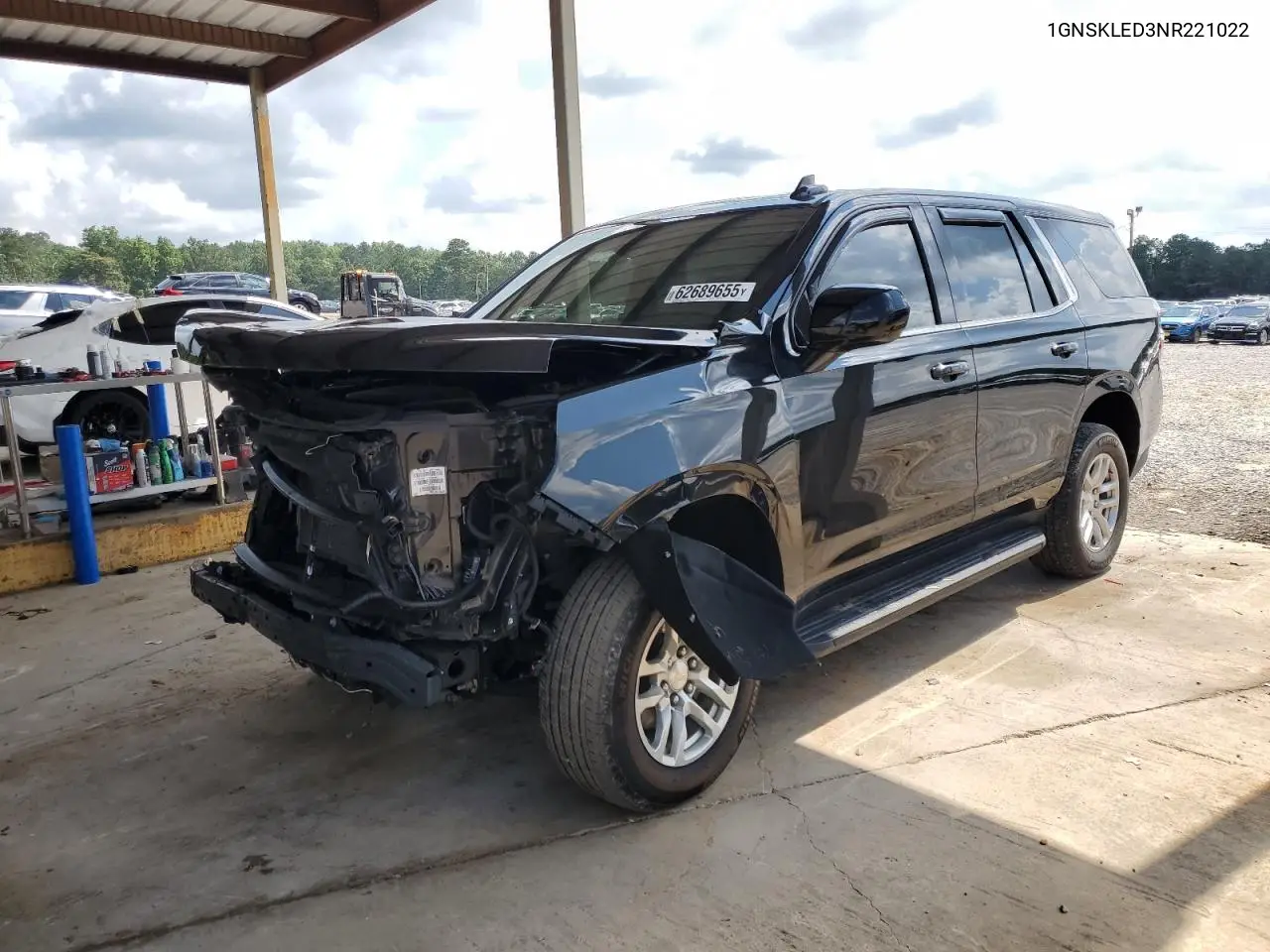 2022 Chevrolet Tahoe K1500 VIN: 1GNSKLED3NR221022 Lot: 62689655