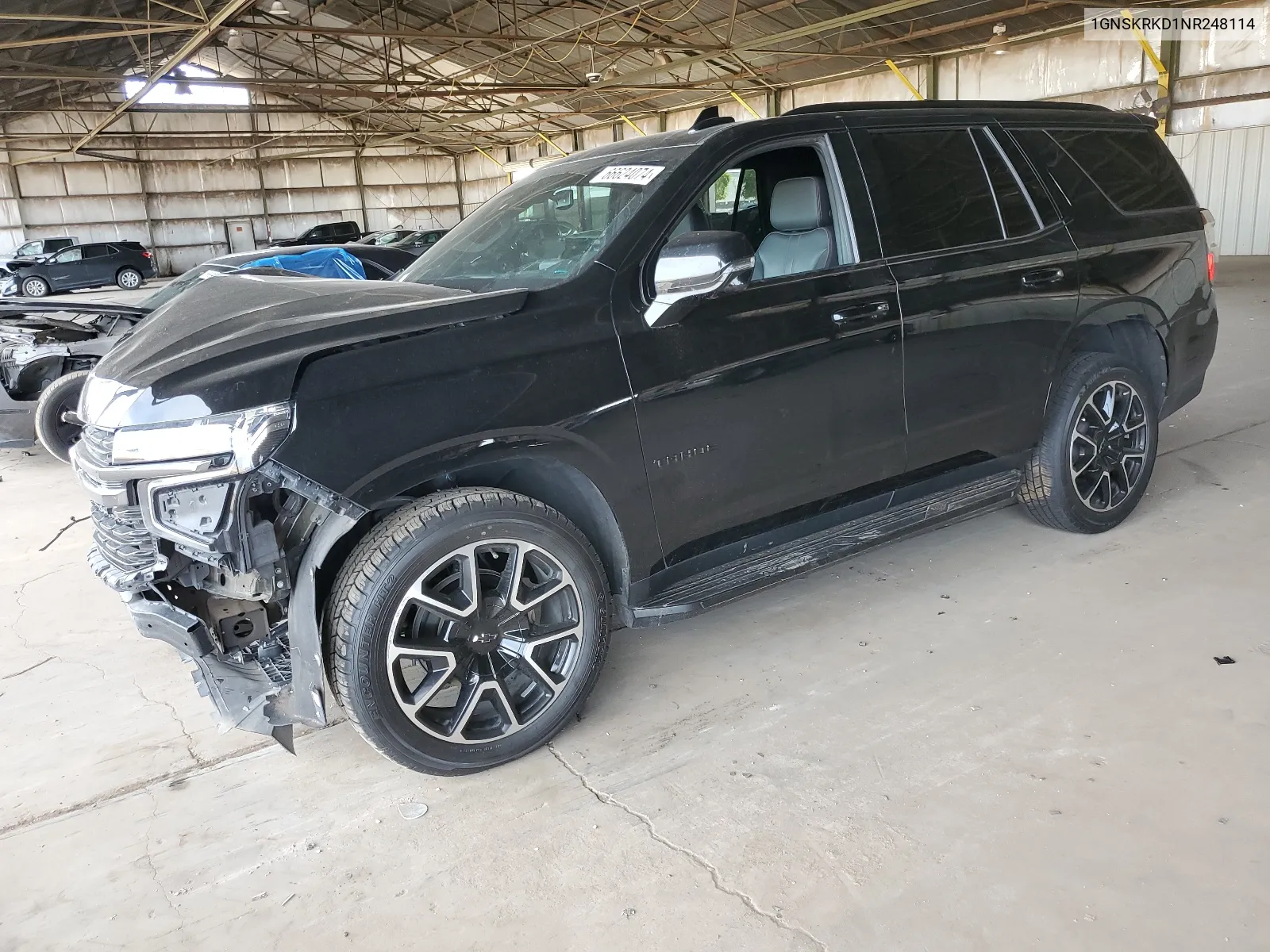 2022 Chevrolet Tahoe K1500 Rst VIN: 1GNSKRKD1NR248114 Lot: 66624074