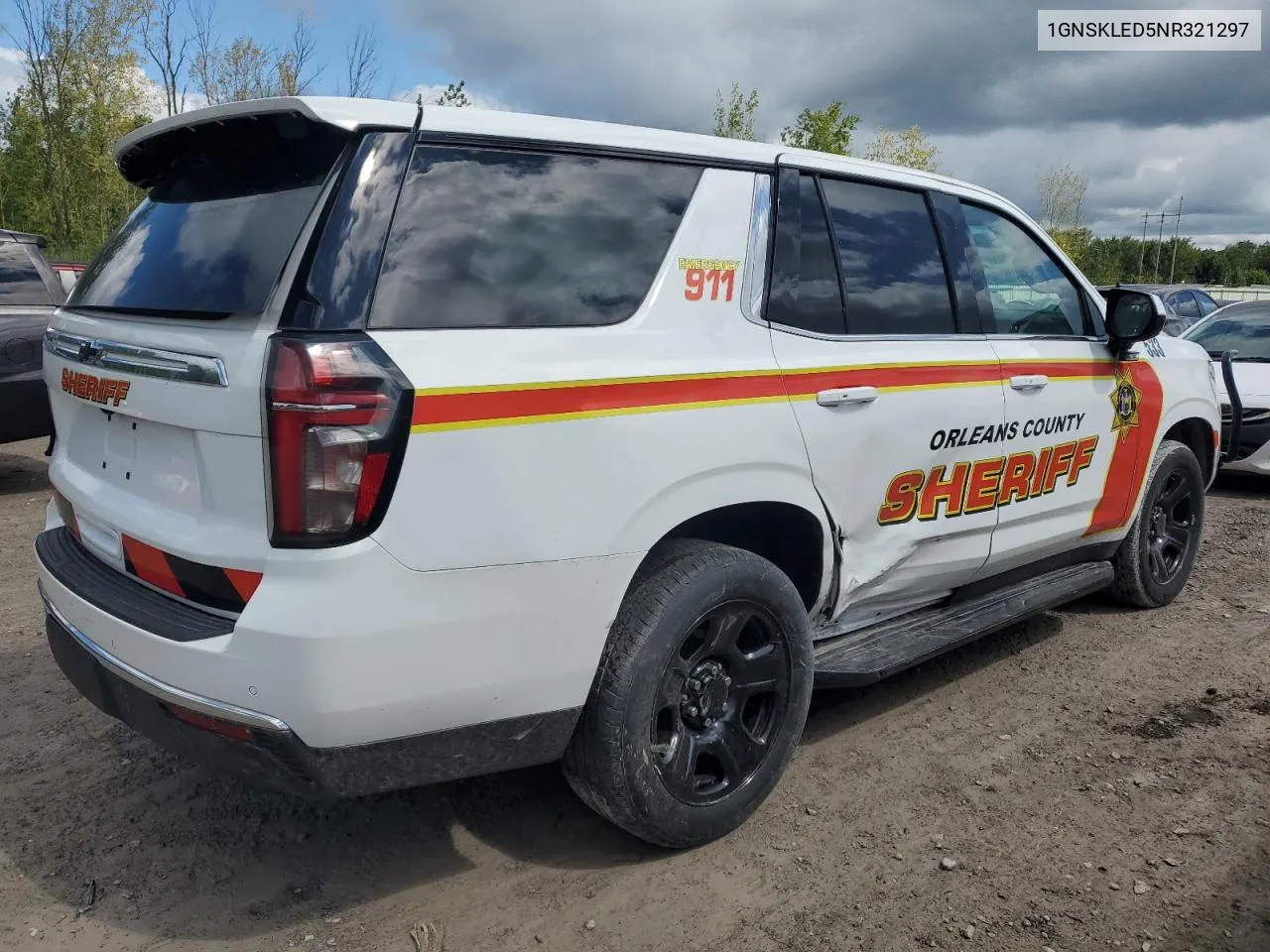2022 Chevrolet Tahoe K1500 VIN: 1GNSKLED5NR321297 Lot: 67910044
