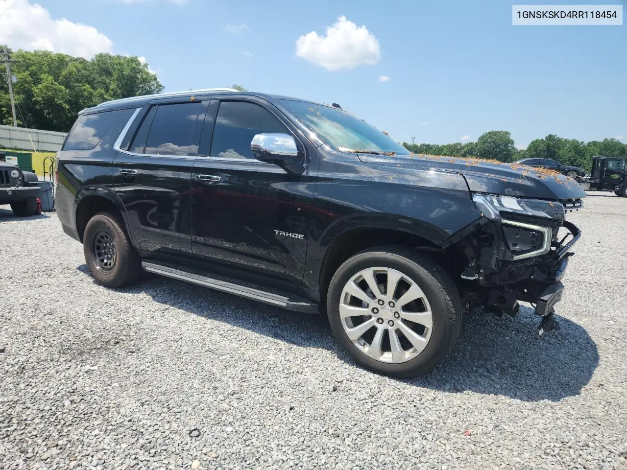 2024 Chevrolet Tahoe K1500 Premier VIN: 1GNSKSKD4RR118454 Lot: 61669185