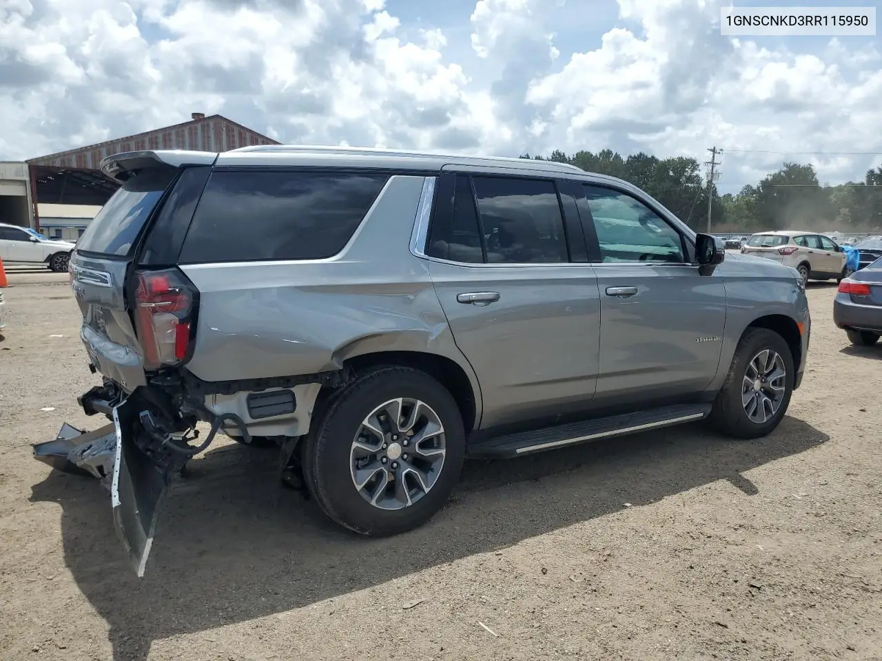 2024 Chevrolet Tahoe C1500 Lt VIN: 1GNSCNKD3RR115950 Lot: 65128675