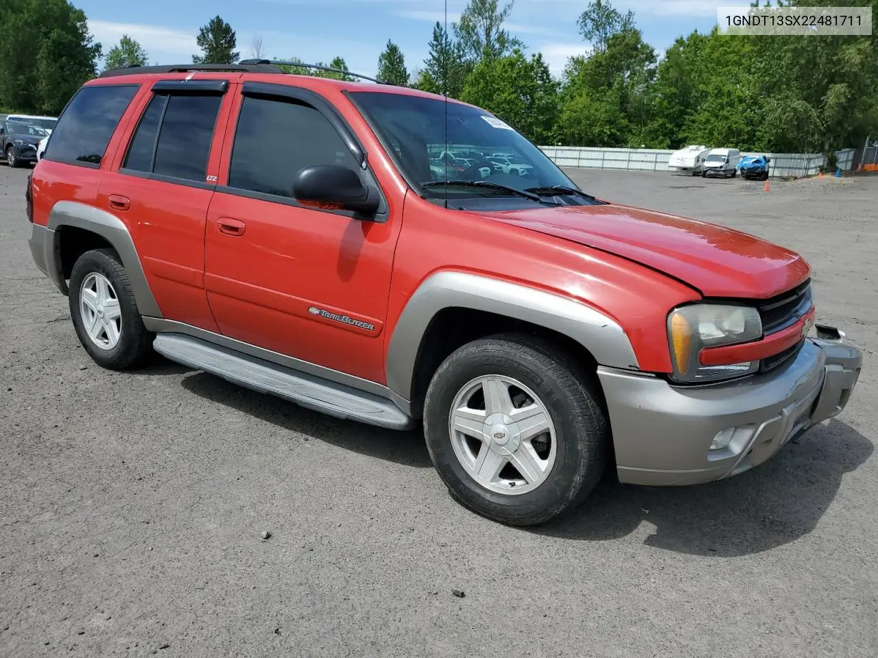 2002 Chevrolet Trailblazer VIN: 1GNDT13SX22481711 Lot: 56684025