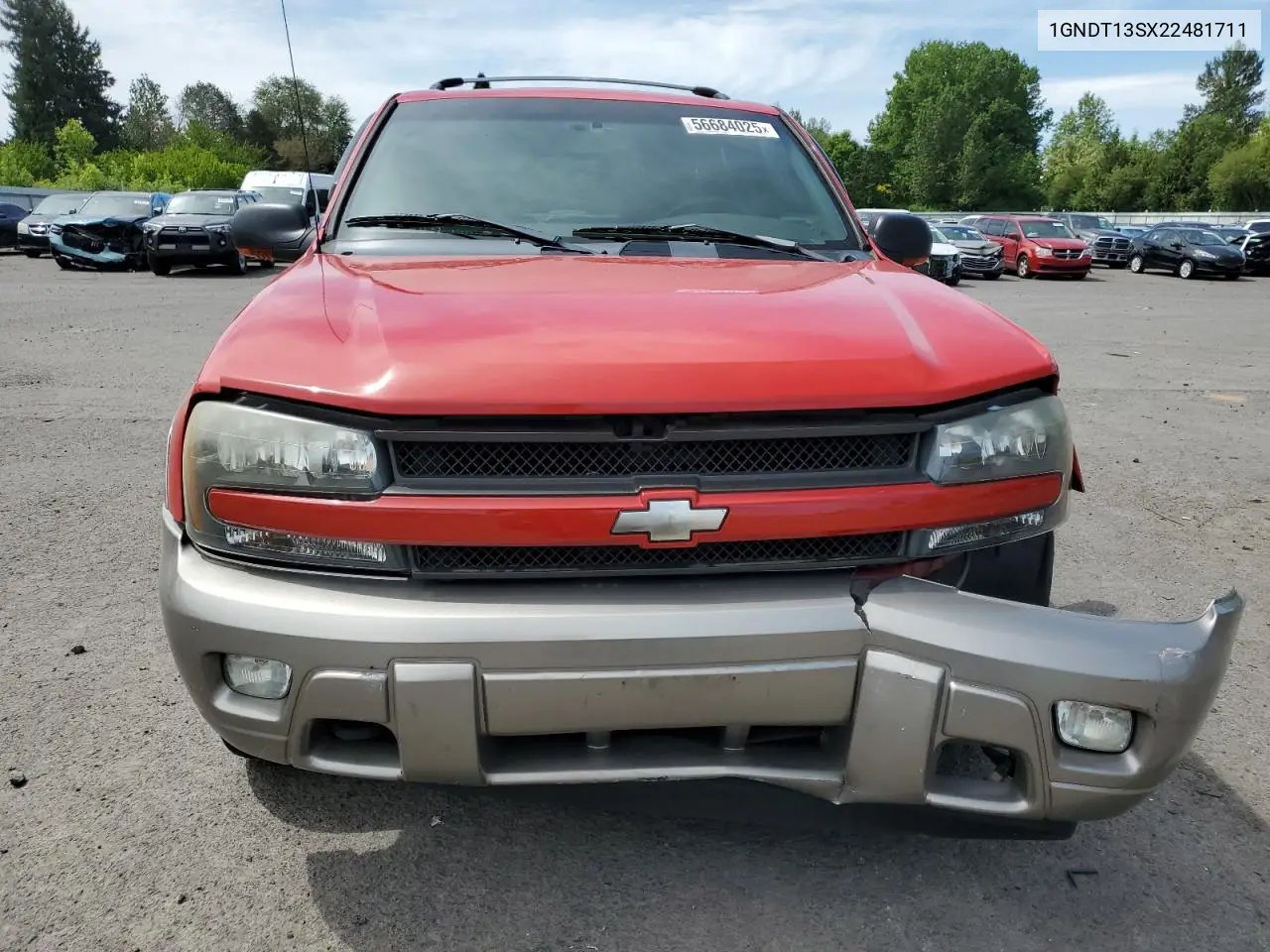 2002 Chevrolet Trailblazer VIN: 1GNDT13SX22481711 Lot: 56684025