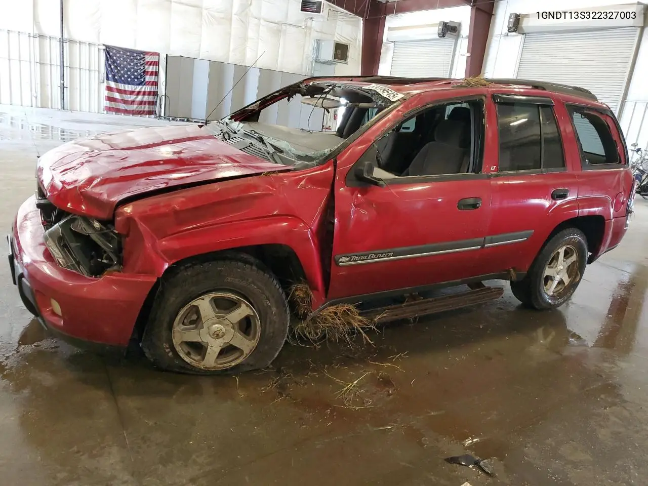 2002 Chevrolet Trailblazer VIN: 1GNDT13S322327003 Lot: 63499545