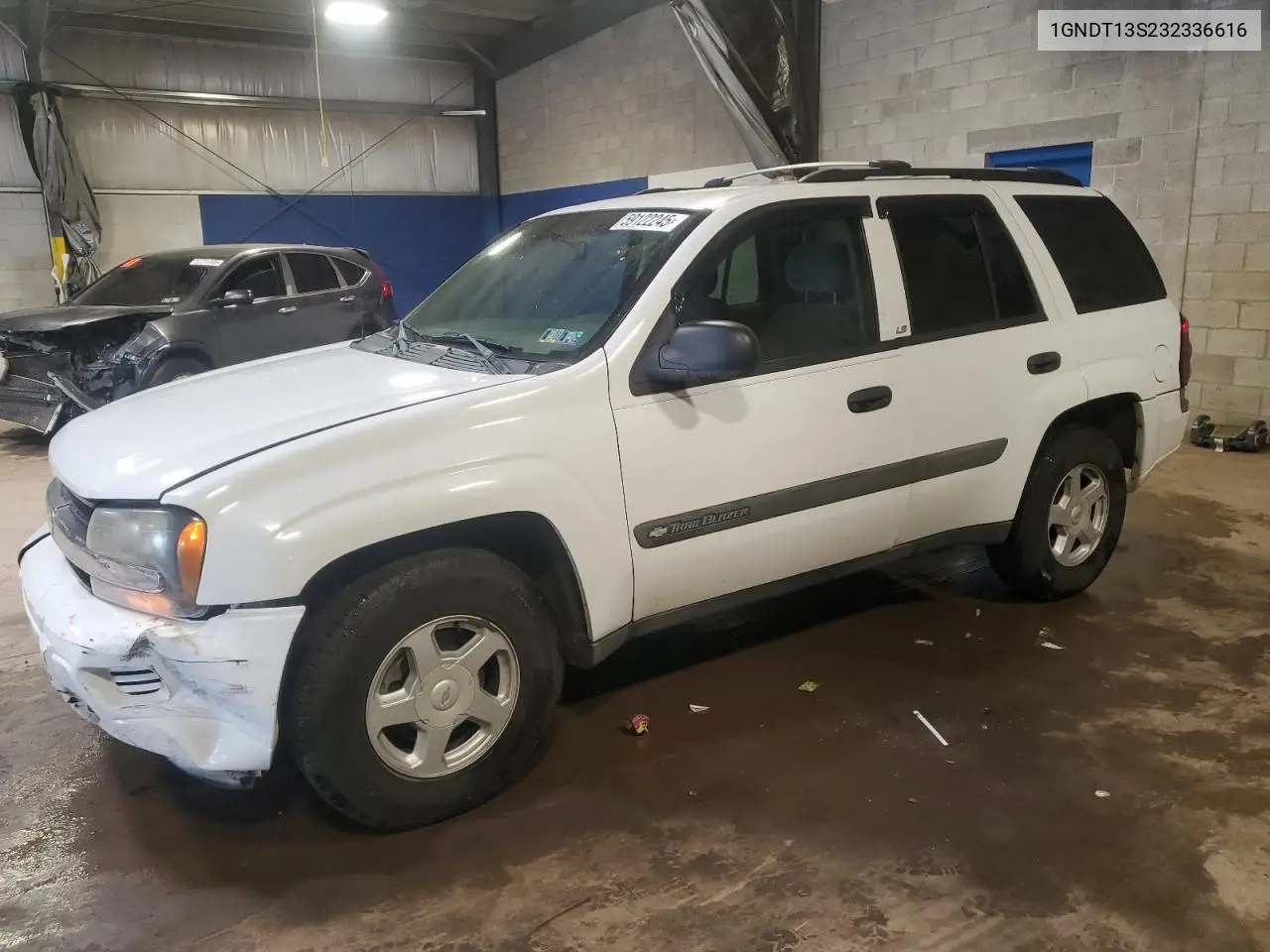 2003 Chevrolet Trailblazer VIN: 1GNDT13S232336616 Lot: 59122245