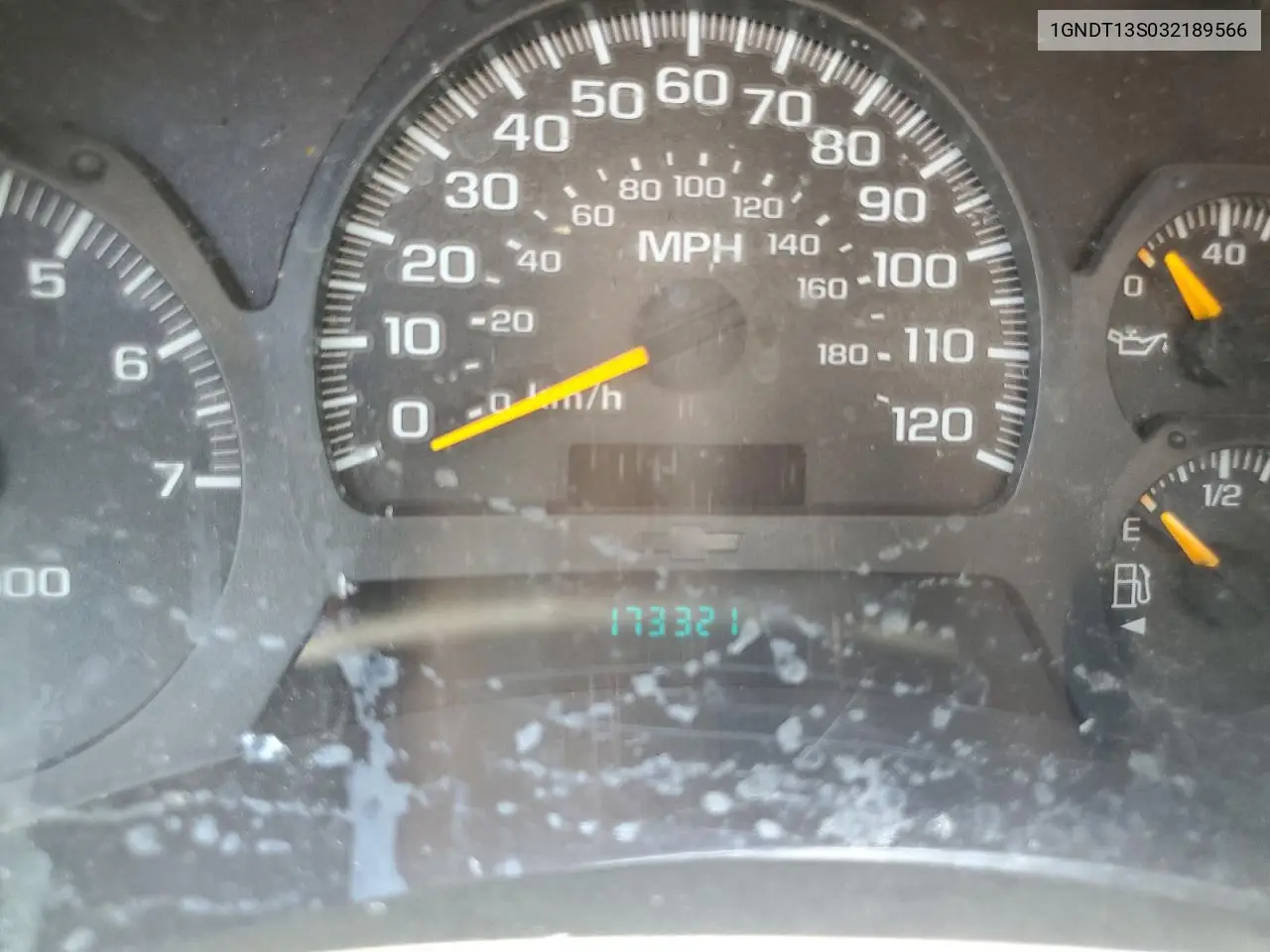 2003 Chevrolet Trailblazer VIN: 1GNDT13S032189566 Lot: 63472255