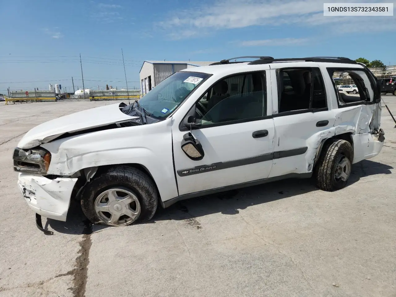 2003 Chevrolet Trailblazer VIN: 1GNDS13S732343581 Lot: 63778975