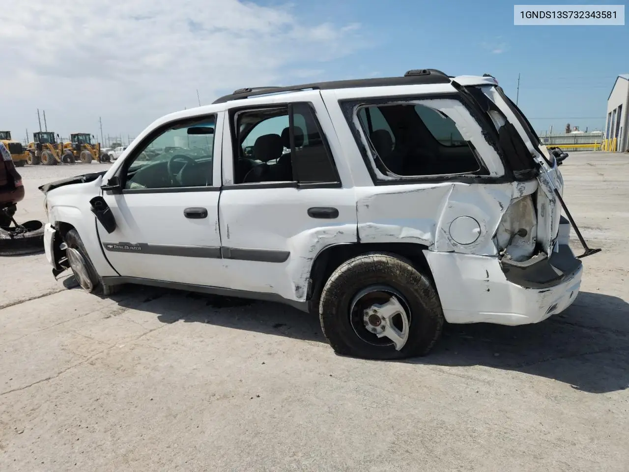 2003 Chevrolet Trailblazer VIN: 1GNDS13S732343581 Lot: 63778975