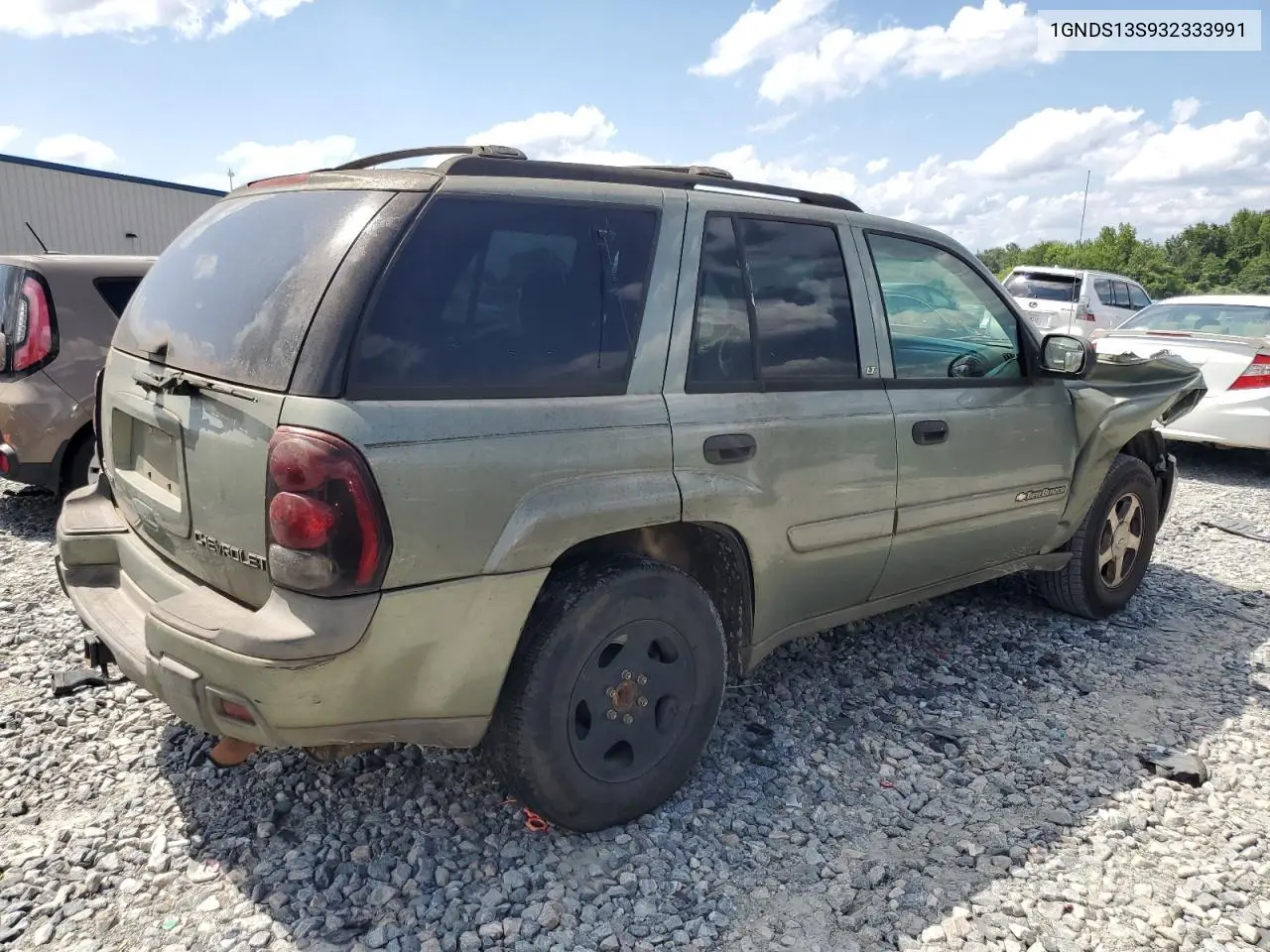 2003 Chevrolet Trailblazer VIN: 1GNDS13S932333991 Lot: 64819825