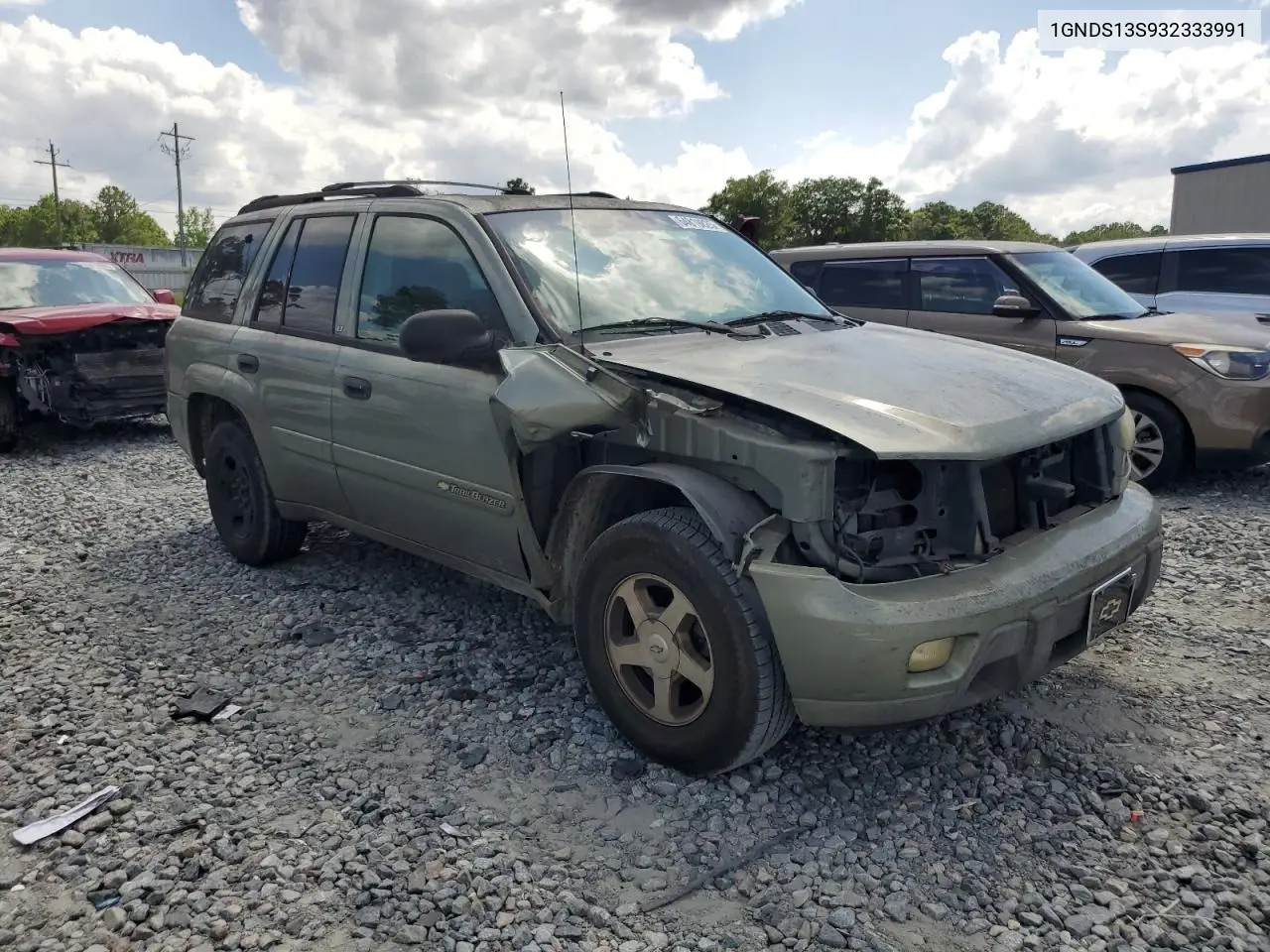 2003 Chevrolet Trailblazer VIN: 1GNDS13S932333991 Lot: 64819825