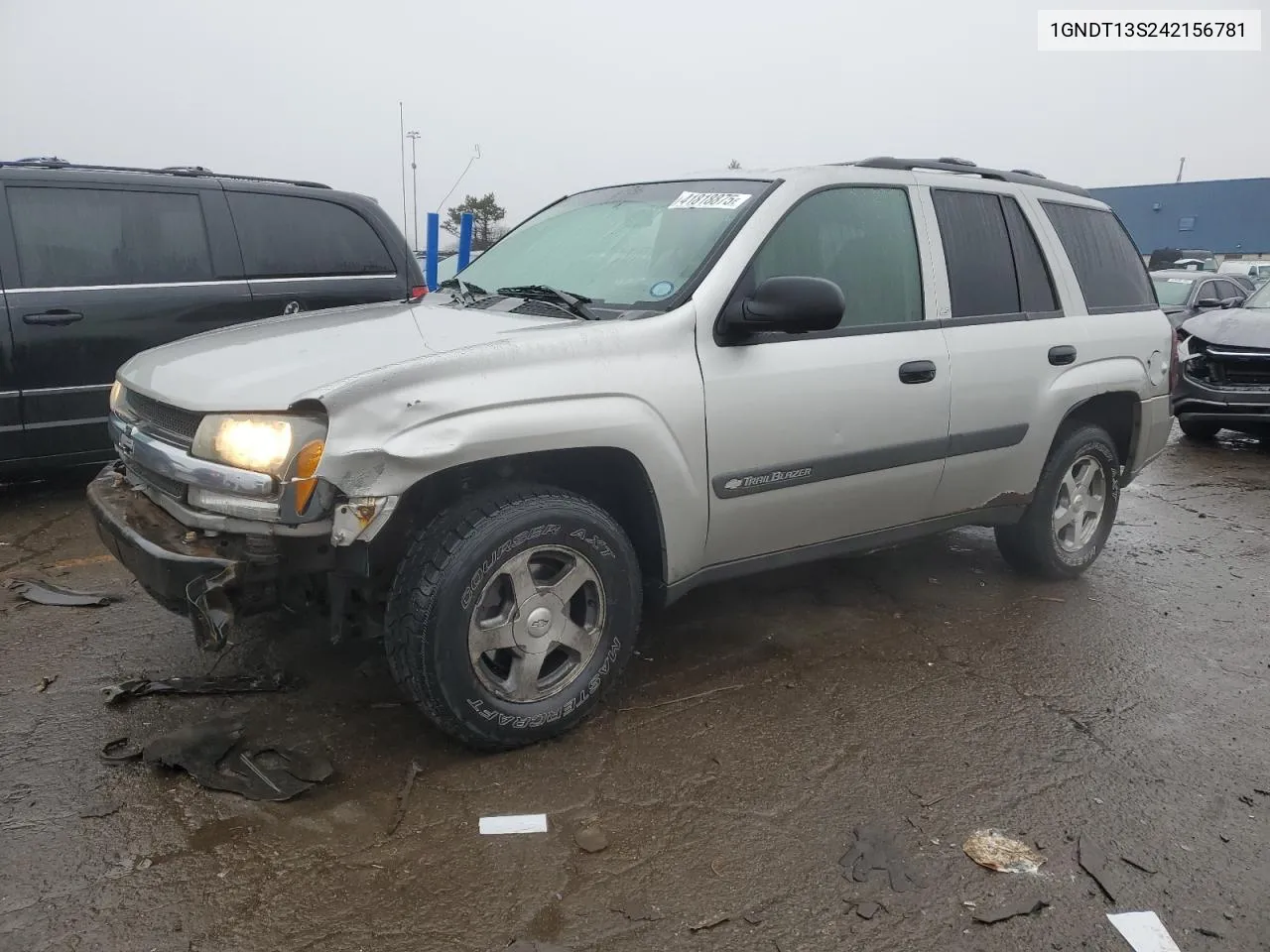 2004 Chevrolet Trailblazer Ls VIN: 1GNDT13S242156781 Lot: 41818875