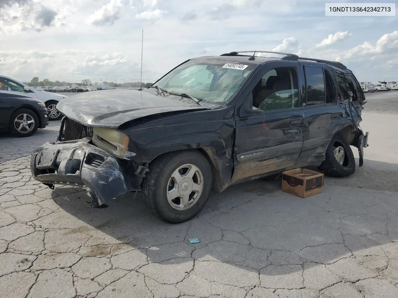 2004 Chevrolet Trailblazer Ls VIN: 1GNDT13S642342713 Lot: 54092745
