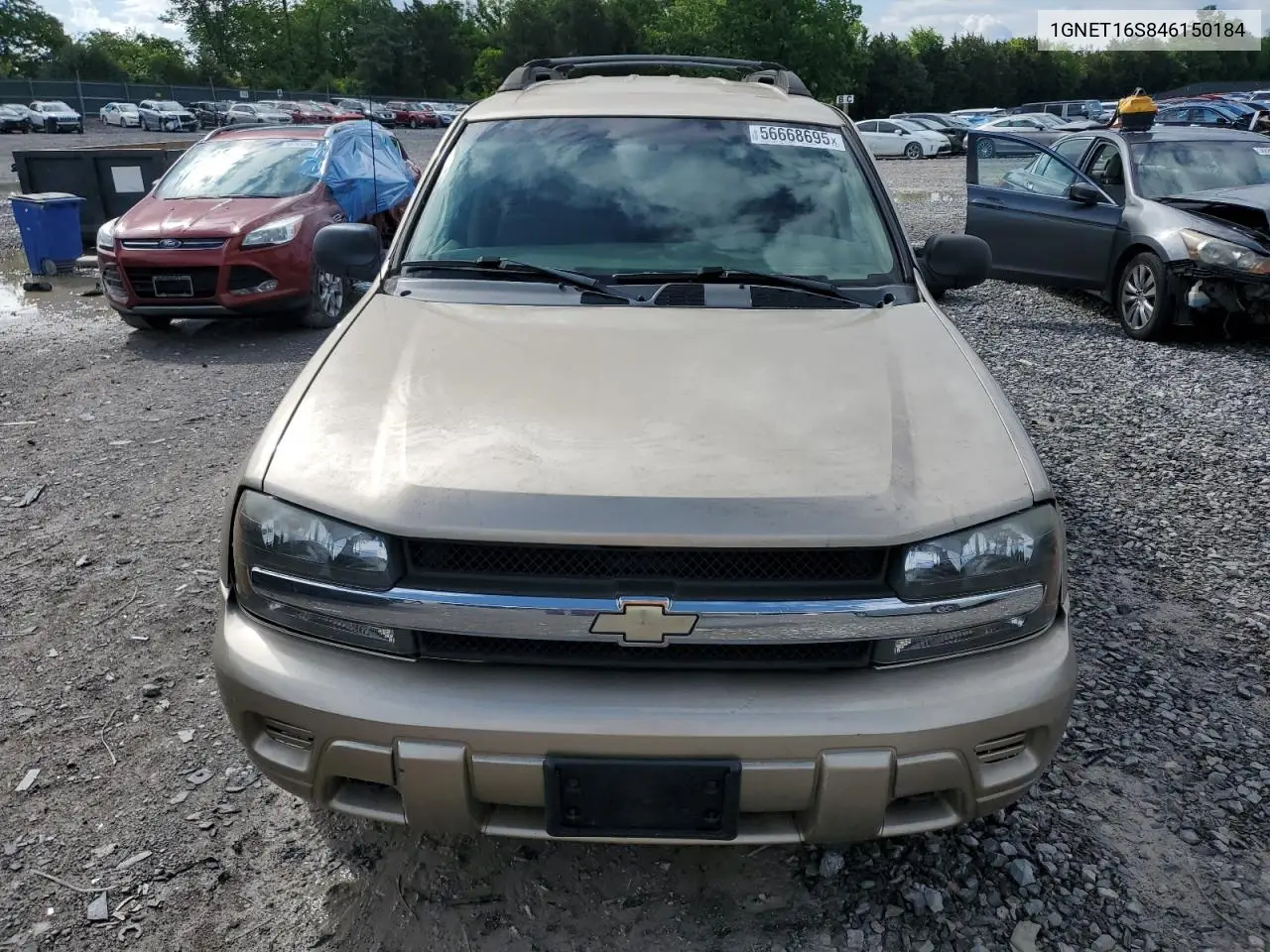 2004 Chevrolet Trailblazer Ext Ls VIN: 1GNET16S846150184 Lot: 56668695