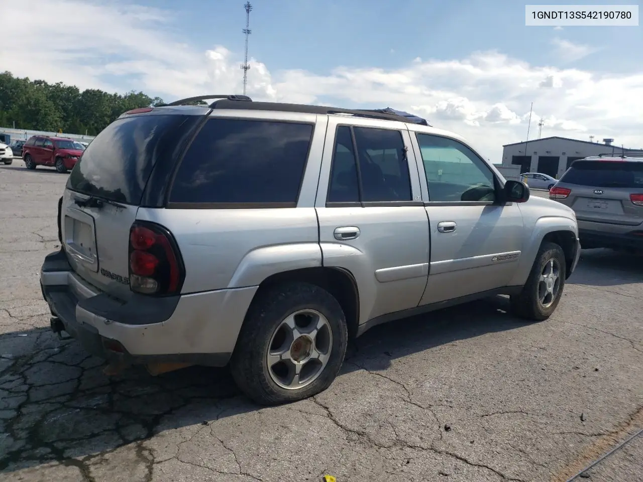 2004 Chevrolet Trailblazer Ls VIN: 1GNDT13S542190780 Lot: 63509065