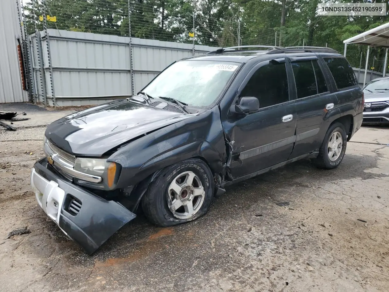 2005 Chevrolet Trailblazer Ls VIN: 1GNDS13S452190595 Lot: 59355945