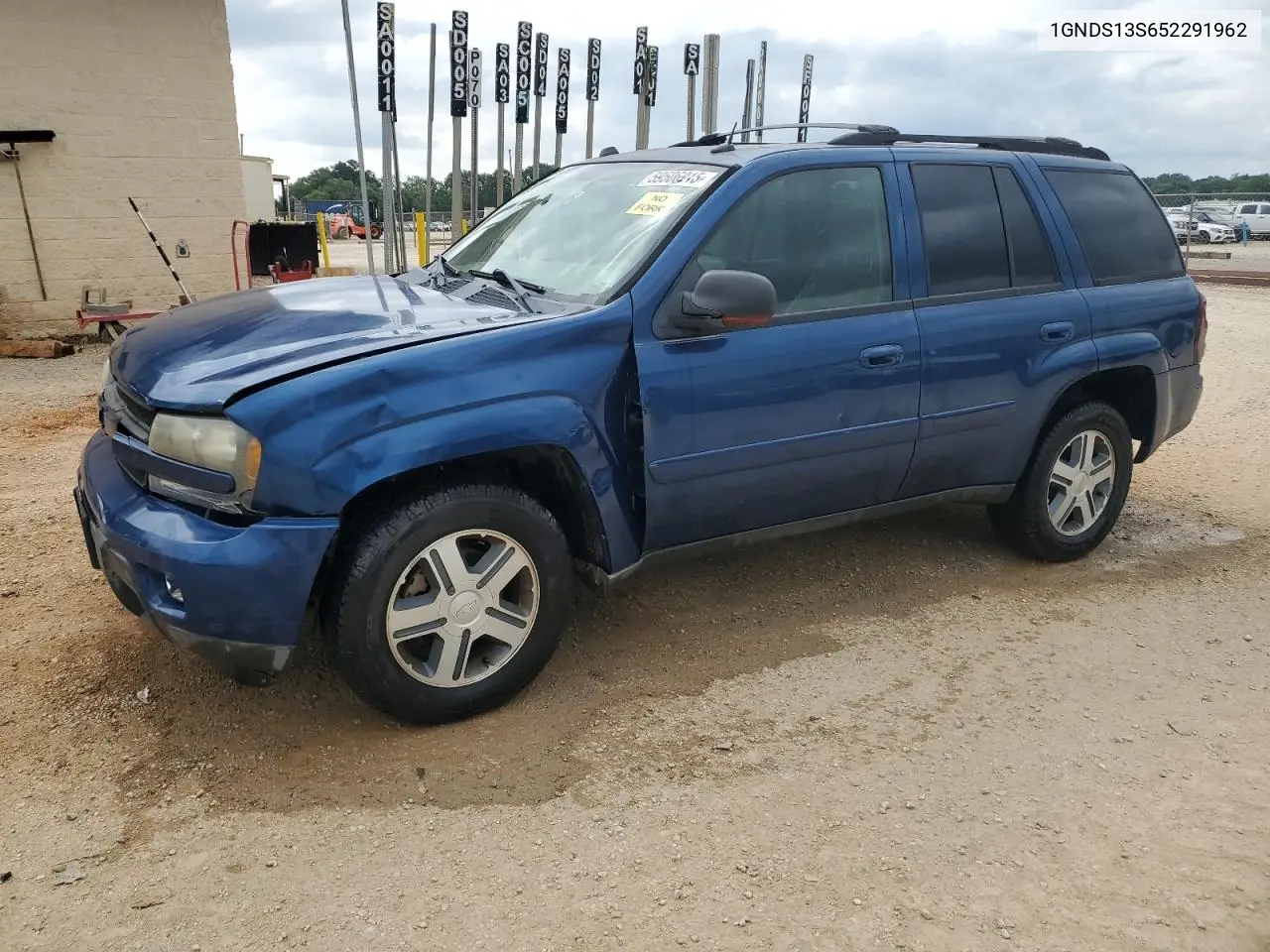 2005 Chevrolet Trailblazer Ls VIN: 1GNDS13S652291962 Lot: 59506915