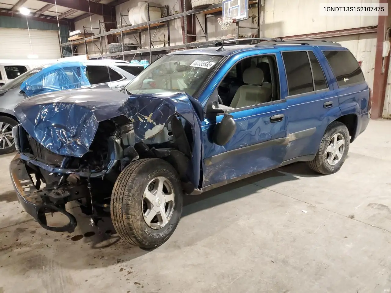 2005 Chevrolet Trailblazer Ls VIN: 1GNDT13S152107475 Lot: 60555835