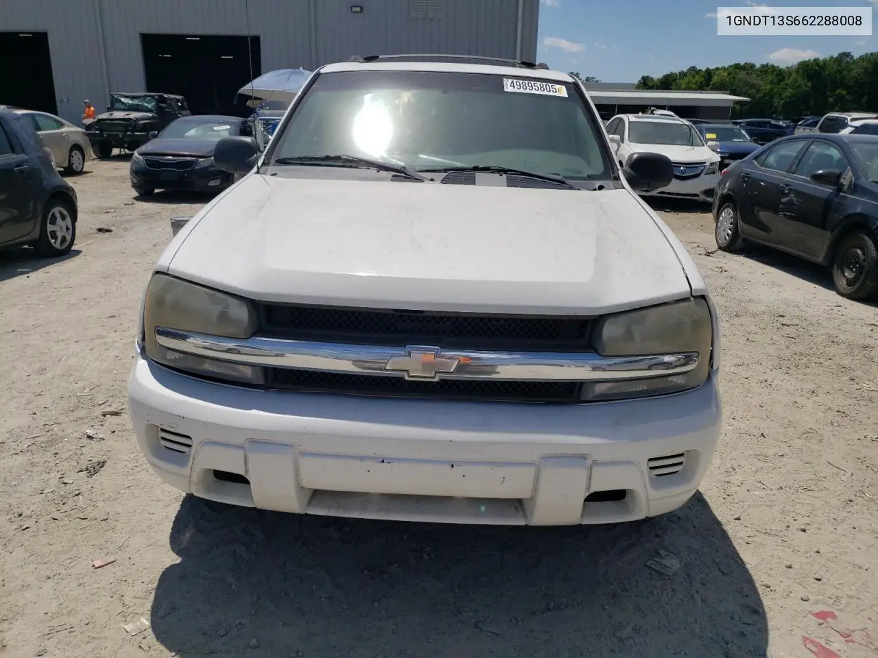 2006 Chevrolet Trailblazer Ls VIN: 1GNDT13S662288008 Lot: 49895805